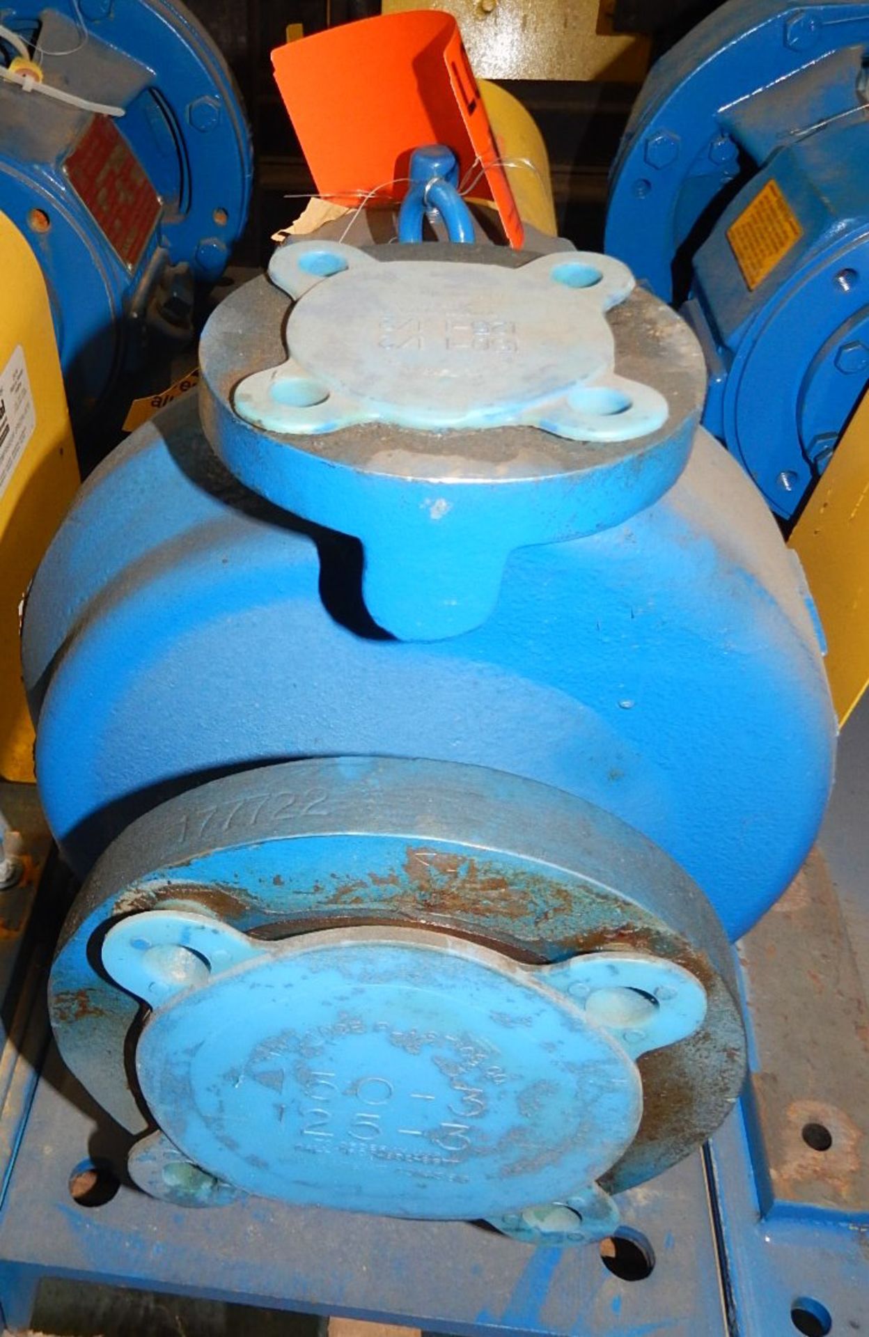 DEAN PH2111 1X1.5/3X8 CENTRIFUGAL PUMP WITH 1750 RPM, 275 PSI, S/N: 177722 (CI) [RIGGING FEE FOR LOT - Image 2 of 4