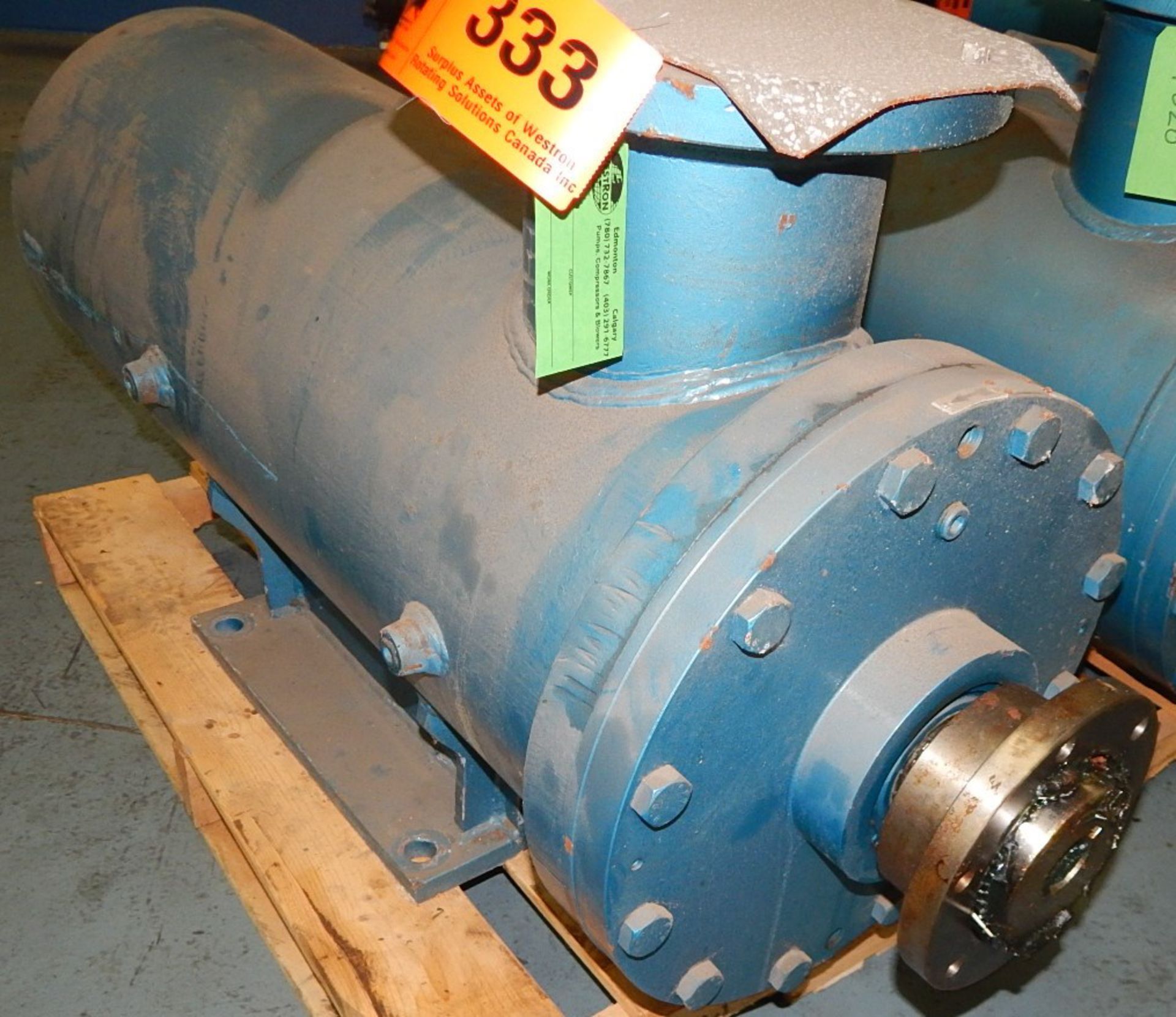 PLENTY MIRRLEES HEA125-3NL PUMP, S/N: T35075 (CI) [RIGGING FEE FOR LOT #333 - $25 CAD PLUS - Bild 2 aus 4