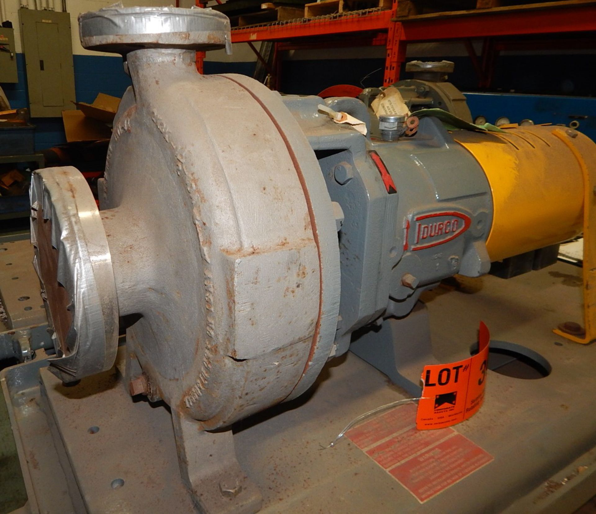 FLOWSERVE 2K3X1.5-10ARV CENTRIFUGAL PUMP WITH 1700 RPM, 70 USGMP, S/N: B030232-16 (CI) [RIGGING - Image 2 of 4