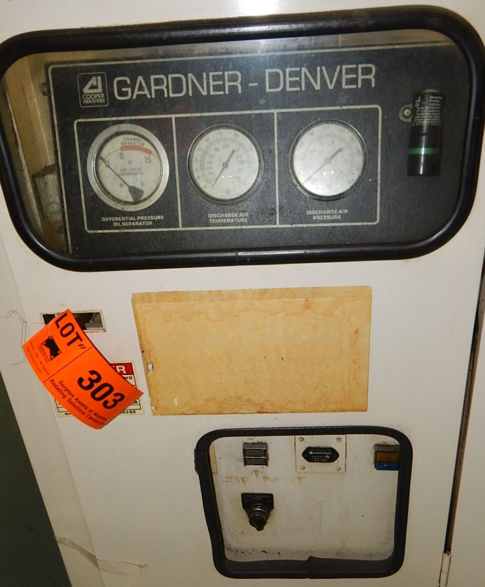 GARDNER DENVER ECMSLB ELECTRA- SAVER II ROTARY SCREW AIR COMPRESSOR WITH 75 HP, S/N: M15867 (CI) [ - Image 2 of 7