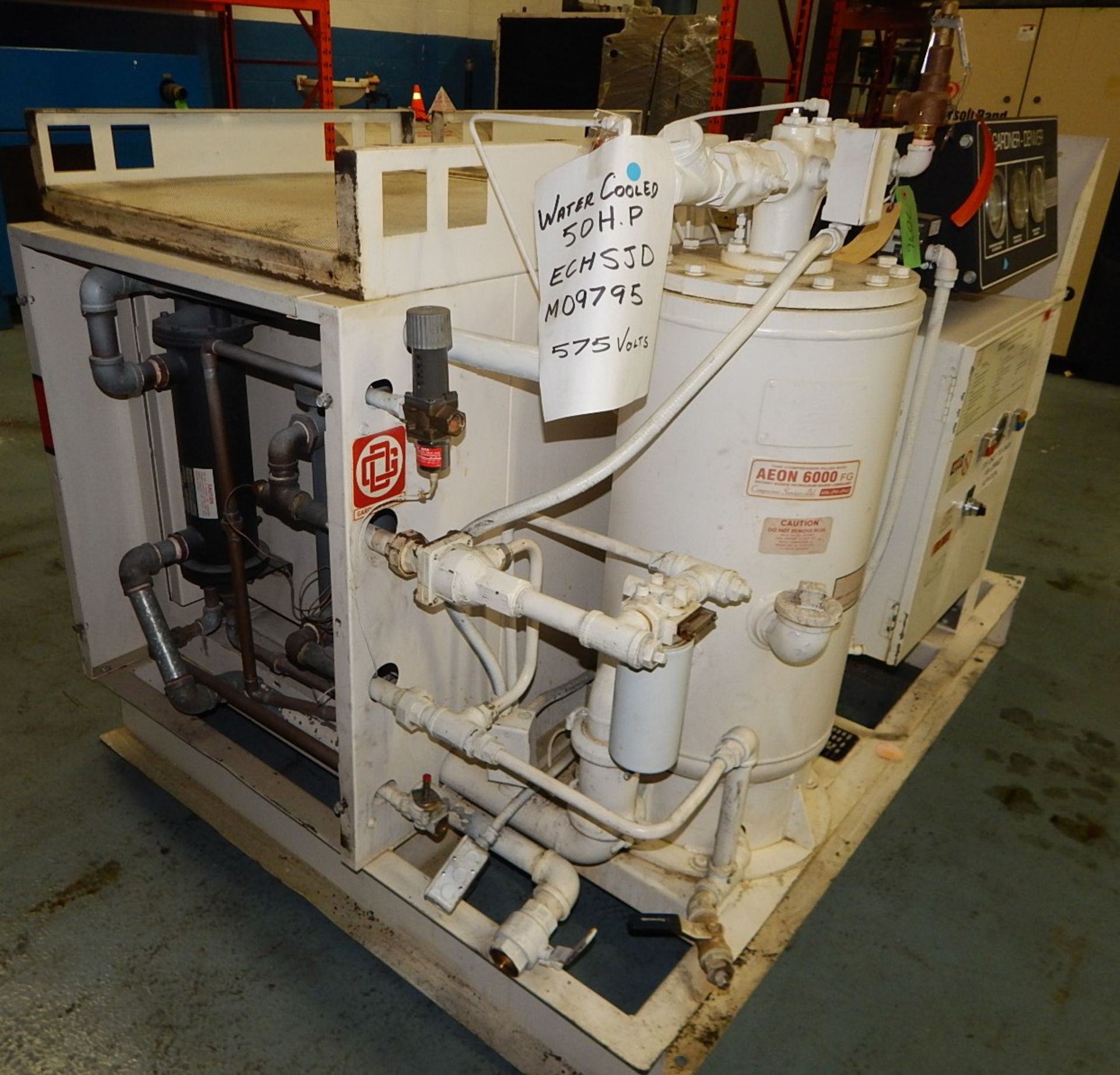 GARDNER DENVER EBHSJD ELECTRA- SAVER II LIQUID-COOLED ROTARY SCREW AIR COMPRESSOR WITH 50 HP, 100 - Image 7 of 7