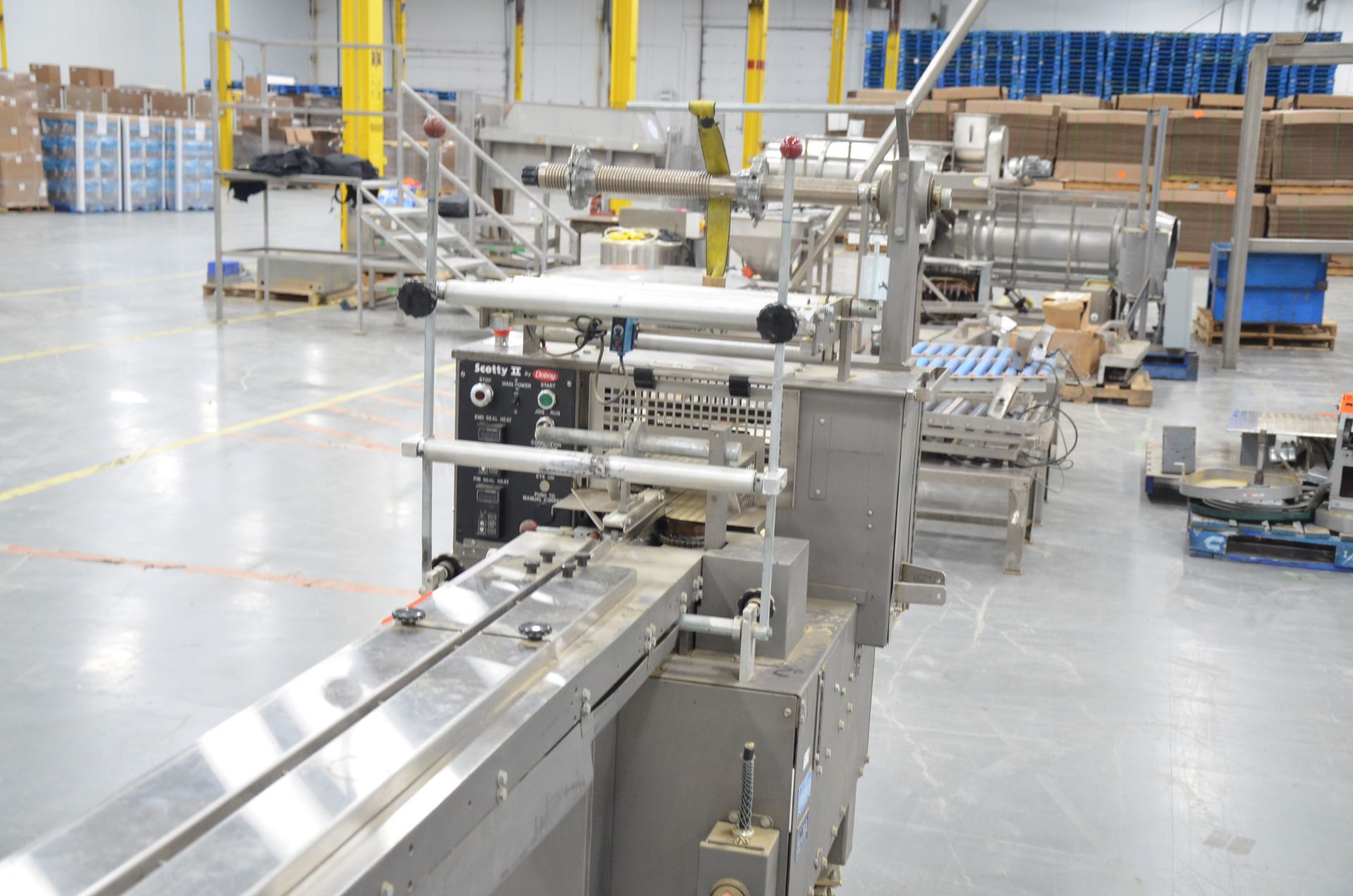 DOBOY SCOTTY II HORIZONTAL FLOW WRAPPER WITH 20-60 PACKAGES PER MINUTE CAPACITY, WEINVIEW RETROFIT - Image 7 of 8