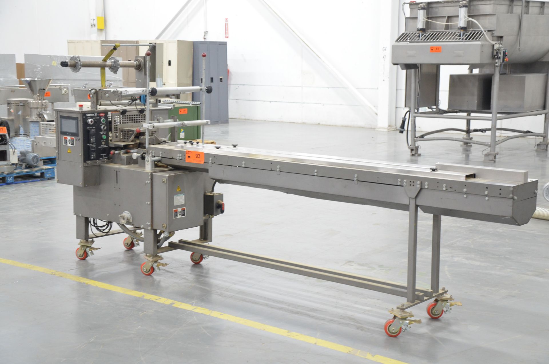 DOBOY SCOTTY II HORIZONTAL FLOW WRAPPER WITH 20-60 PACKAGES PER MINUTE CAPACITY, WEINVIEW RETROFIT - Image 2 of 8