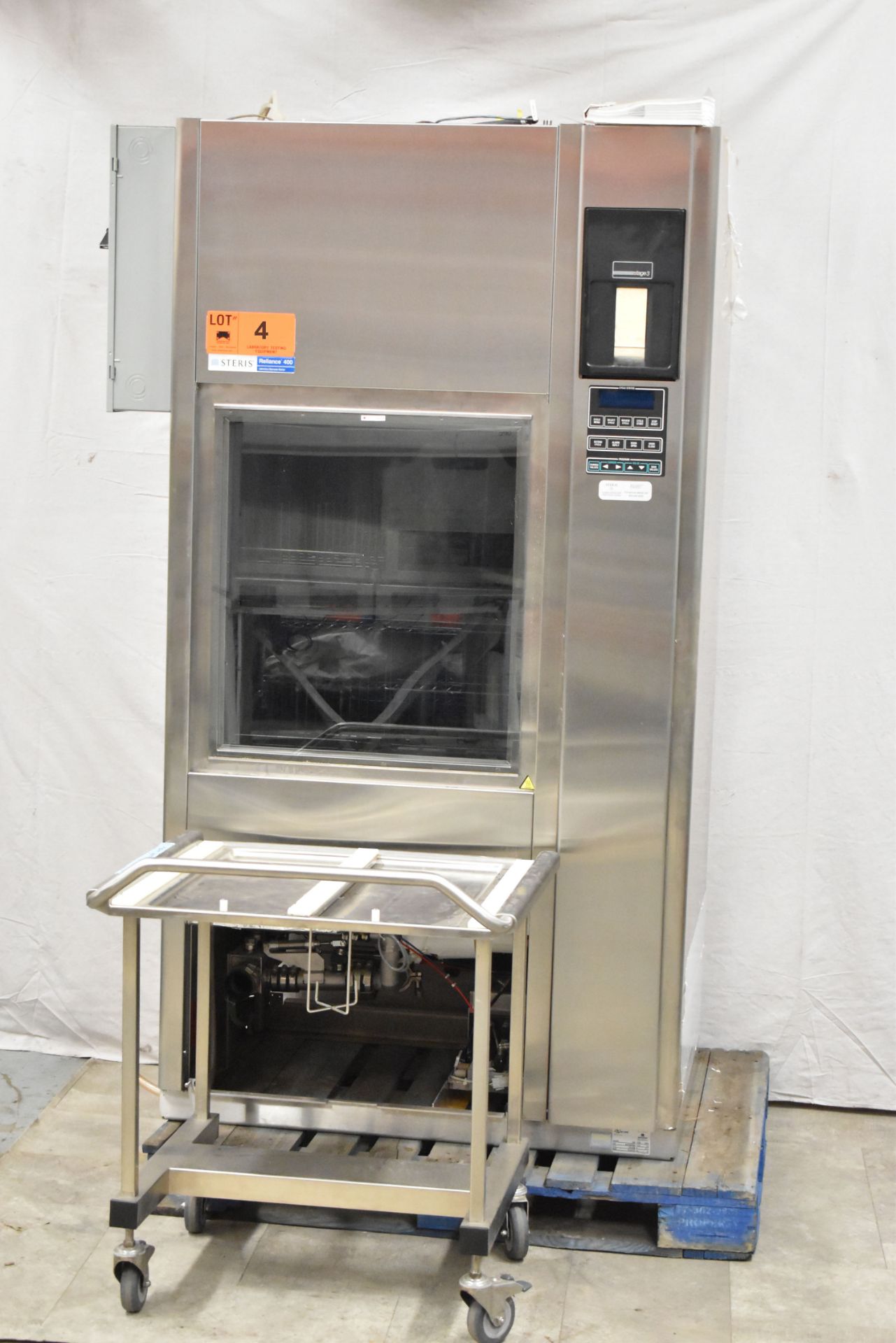 STERIS (2007) RELIANCE 400 LABORATORY GLASSWARE WASHER WITH DIGITAL TOUCH SCREEN CONTROL, THERMAL - Image 2 of 7