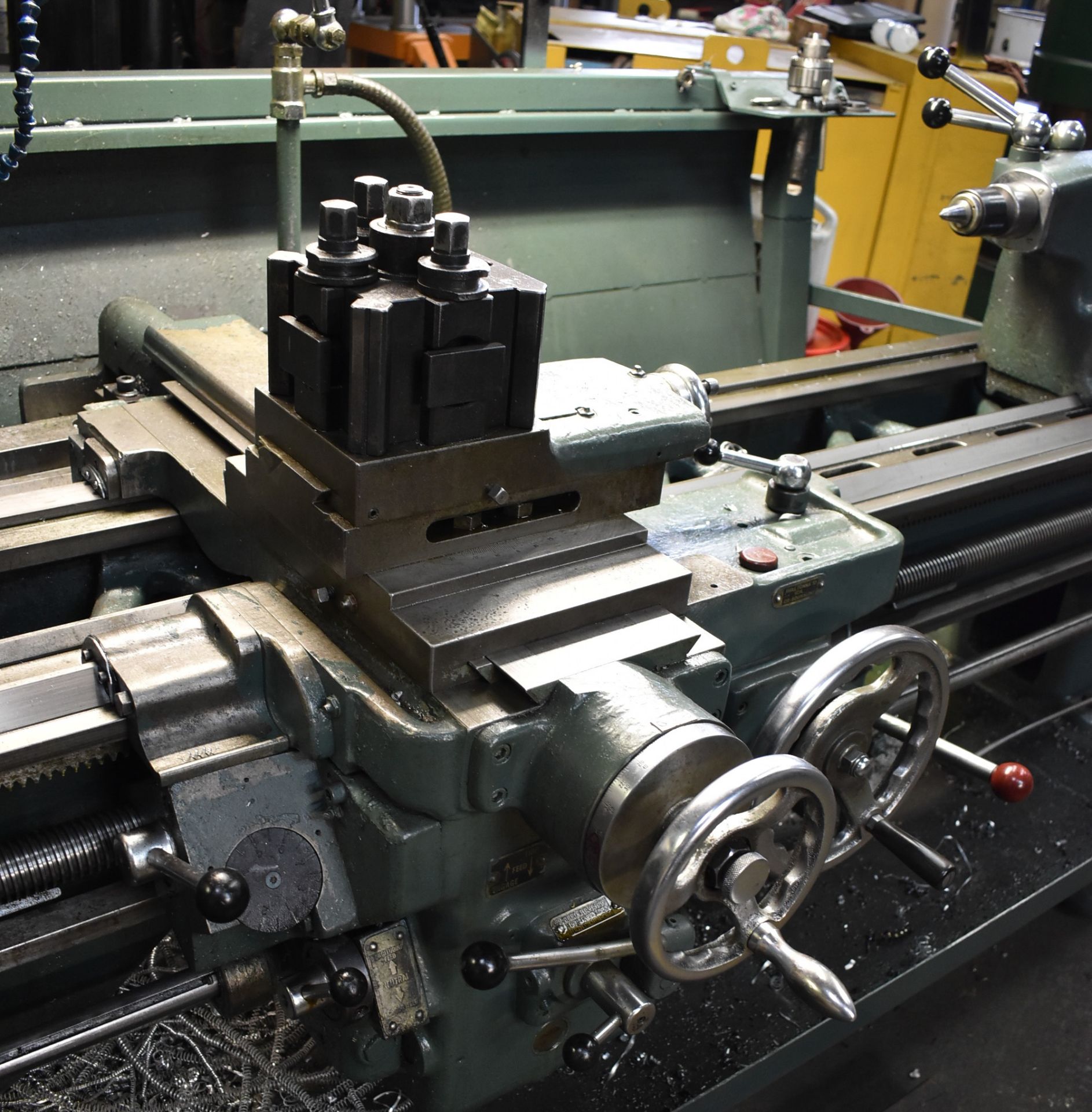 DEAN, SMITH & GRACE TYPE 17 GAP BED ENGINE LATHE WITH 17" SWING, 72" BETWEEN CENTERS, 3" SPINDLE - Image 7 of 14