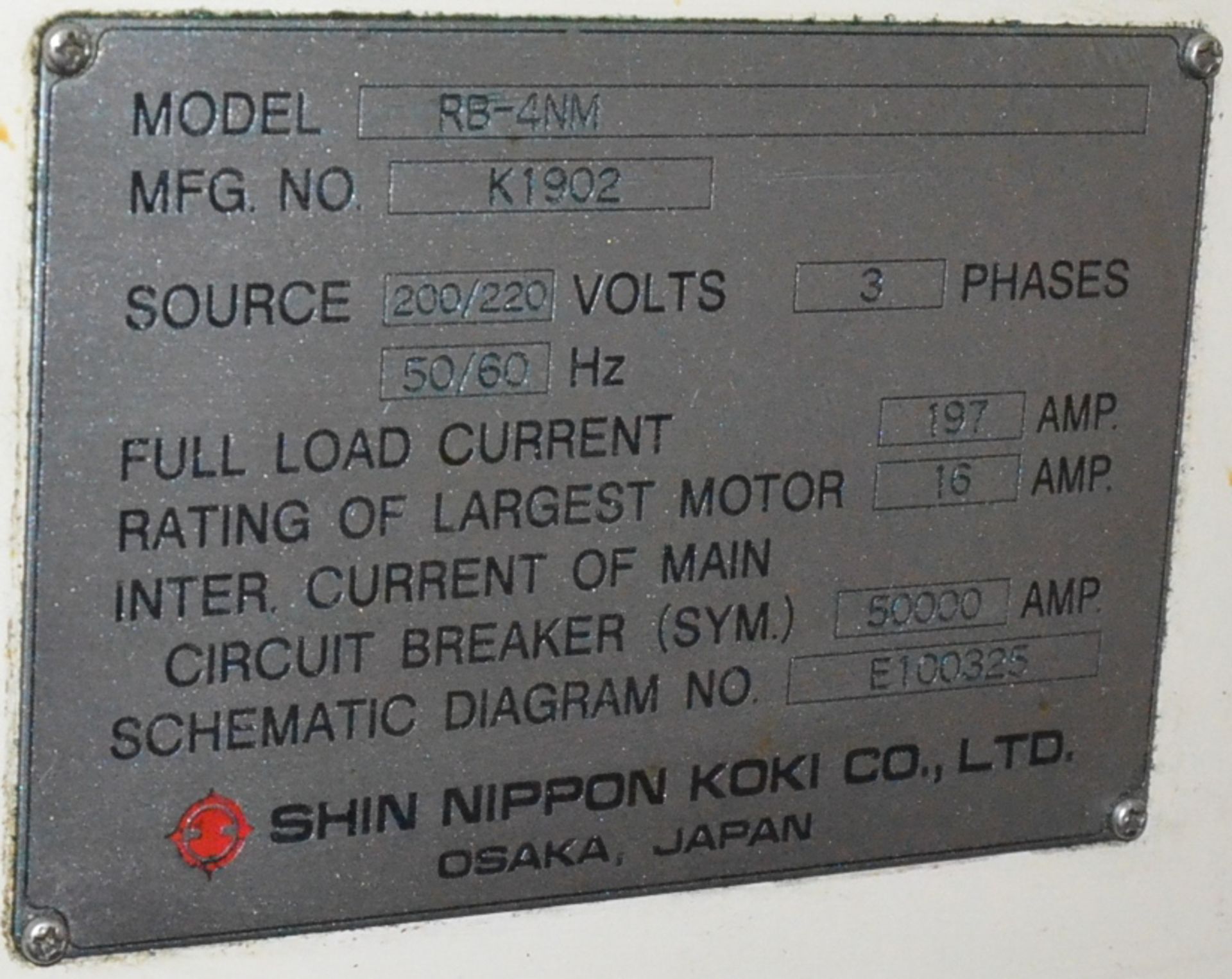 SNK RB-4NM DOUBLE COLUMN CNC VERTICAL MACHINING CENTER WITH FANUC 18-M CNC CONTROL, 236” X 78” - Image 9 of 12