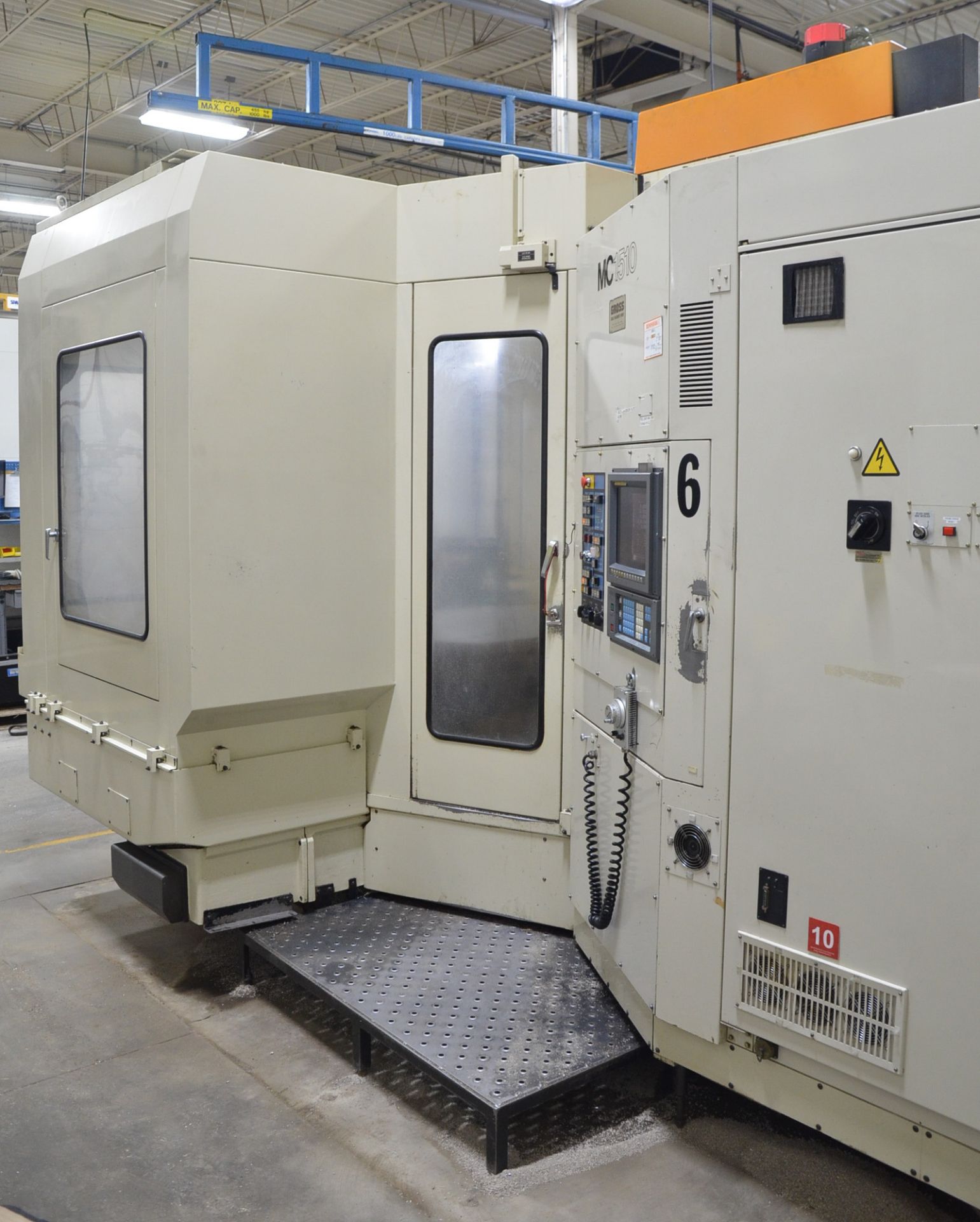 MAKINO MC-1510-A60 5 AXIS CNC HORIZONTAL MACHINING CENTER WITH FANUC SERIES 15-M CNC CONTROL, 40” - Image 3 of 17