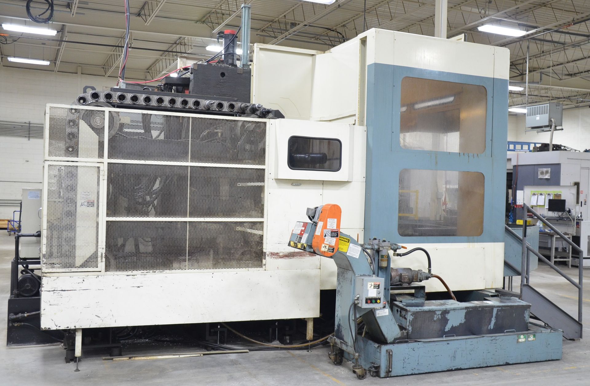 NIIGATA HN80C 4-AXIS CNC TWIN PALLET HORIZONTAL MACHINING CENTER WITH FANUC 15-M CNC CONTROL, (2) - Image 5 of 14