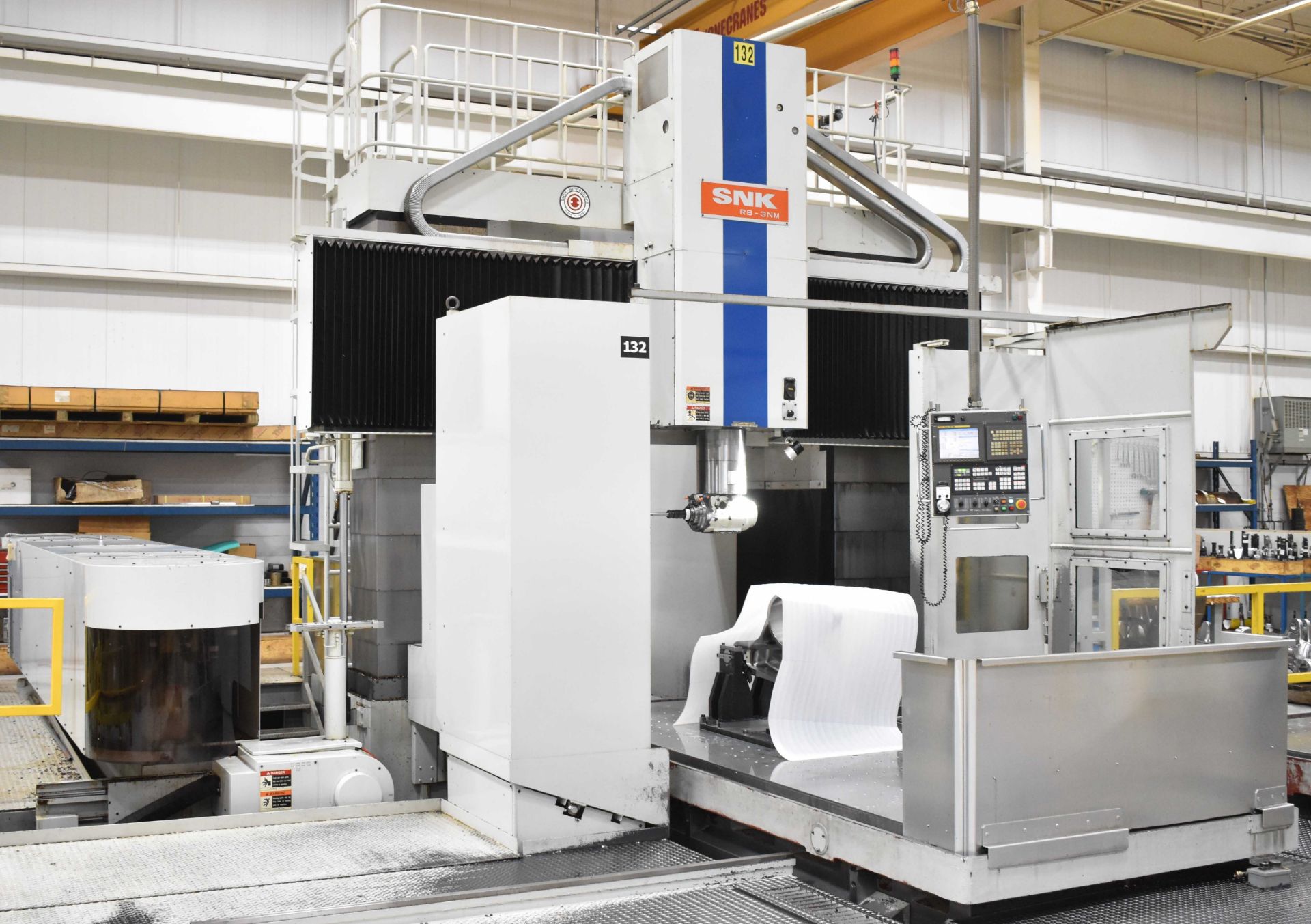 SNK (2005) RB-3NM-APC 5-FACE DOUBLE COLUMN CNC VERTICAL MACHINING CENTER WITH FANUC 18I-MB CNC