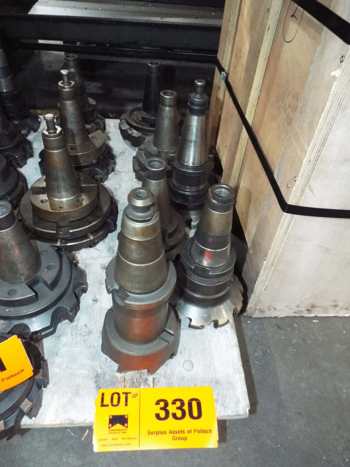 LOT/ (6) 50 TAPER TOOL HOLDERS (LOCATED AT 241 TORYORK DRIVE, NORTH YORK, ON)