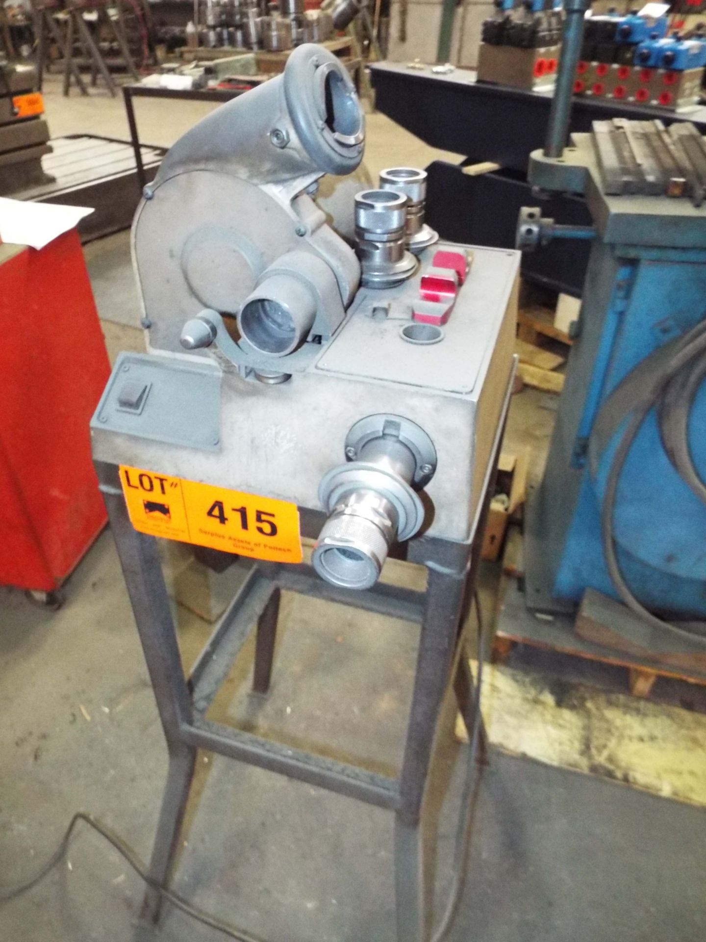 MFG. UNKNOWN DRILL SHARPENER/GRINDER, S/N: N/A (LOCATED AT 215 DRUMLIN CIRCLE, CONCORD, ON)