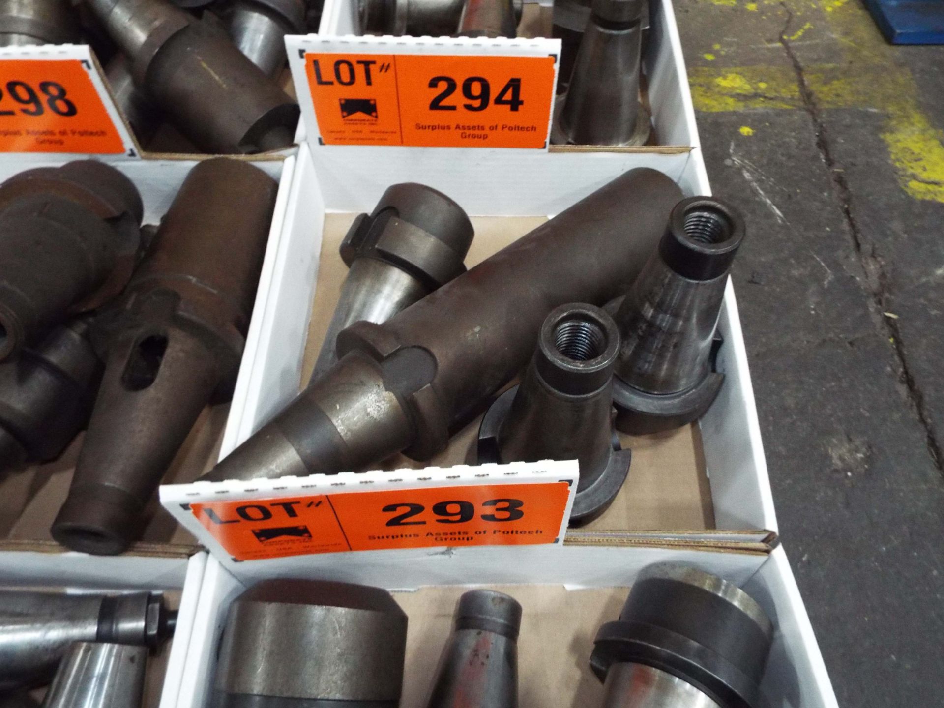 LOT/ (4) 50 TAPER TOOL HOLDERS (LOCATED AT 241 TORYORK DRIVE, NORTH YORK, ON)