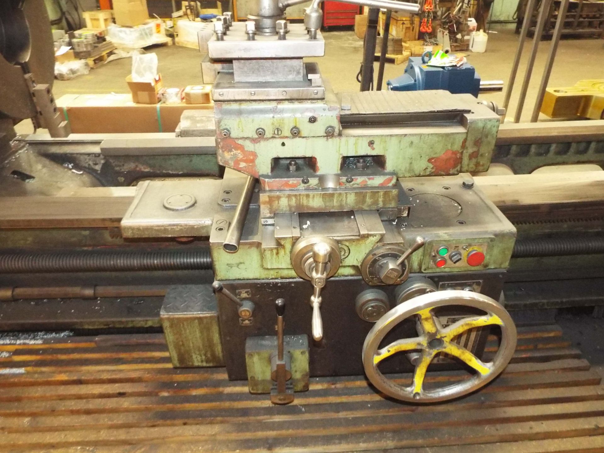 TOS CELAKOVICE SU100 LATHE WITH 48" SWING OVER BED, 204" DISTANCE BETWEEN CENTERS, 4" SPINDLE - Image 6 of 8