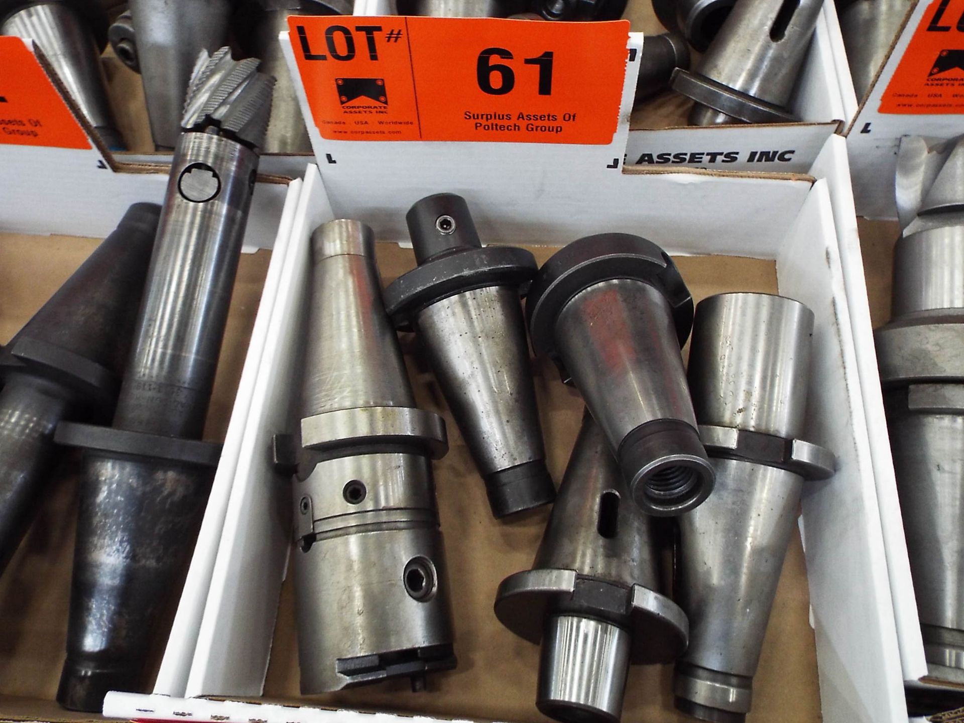 LOT/ (5) 50 TAPER TOOL HOLDERS (LOCATED AT 460 SIGNET DR, NORTH YORK, ON)