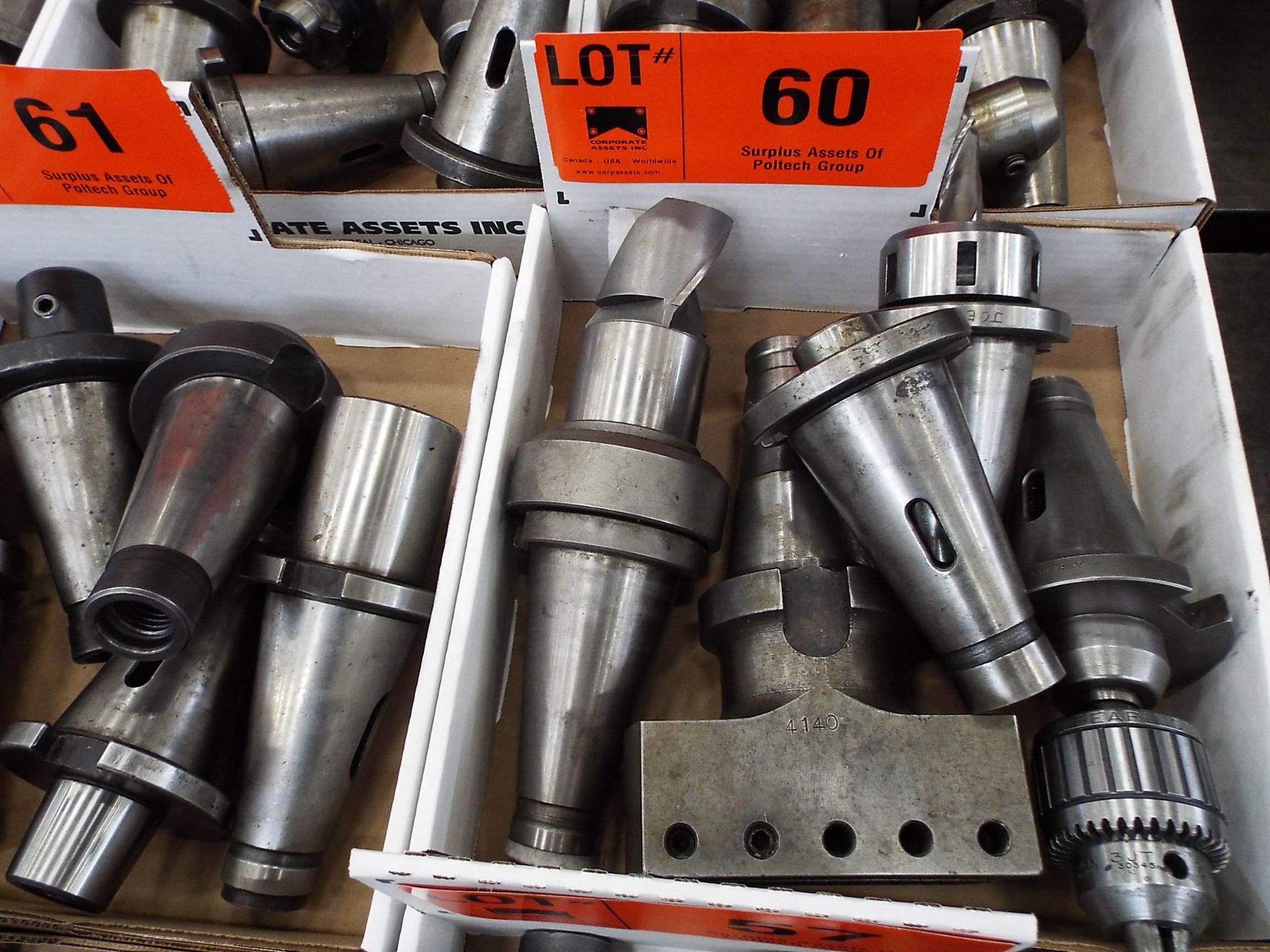 LOT/ (5) 50 TAPER TOOL HOLDERS (LOCATED AT 460 SIGNET DR, NORTH YORK, ON)
