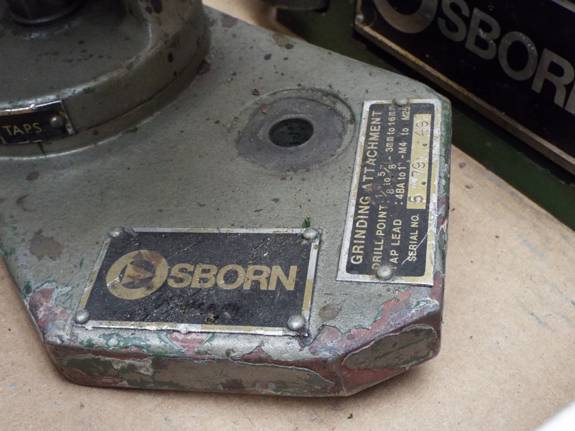 SBORN GRINDING DRILL POINT ATTACHMENT, S/N: N/A (LOCATED AT 460 SIGNET DR, NORTH YORK, ON) - Image 3 of 4