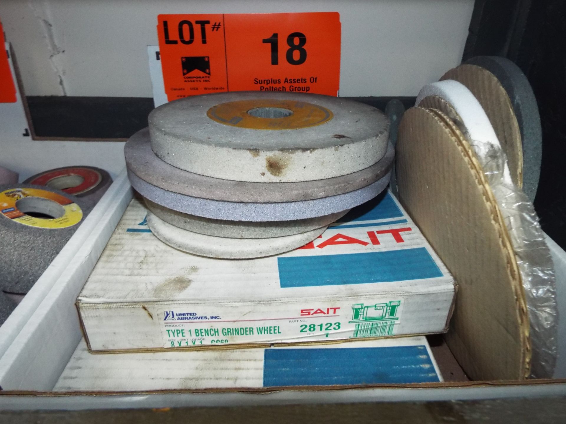 LOT/ GRINDING WHEELS (LOCATED AT 460 SIGNET DR, NORTH YORK, ON)