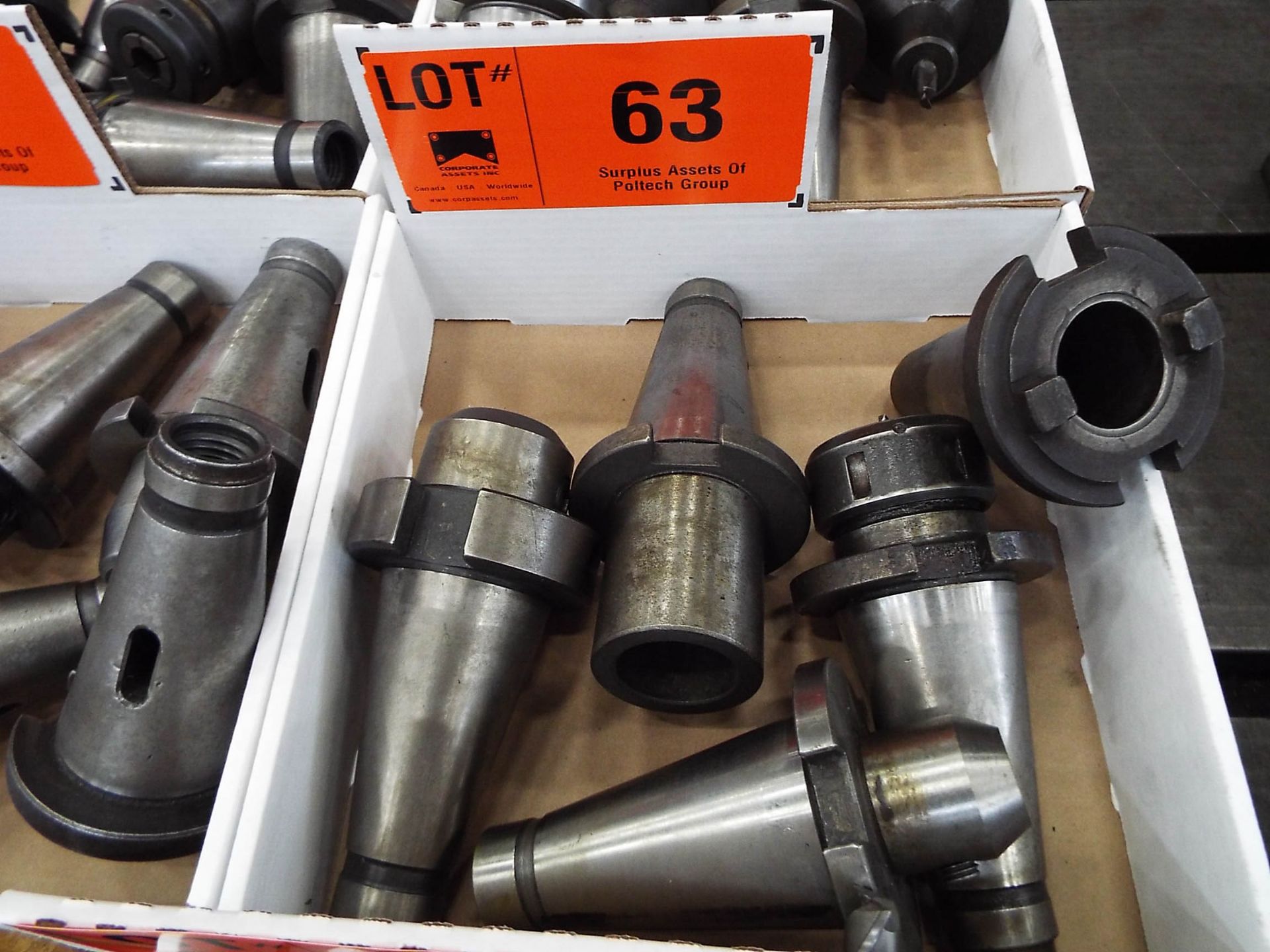 LOT/ (5) 50 TAPER TOOL HOLDERS (LOCATED AT 460 SIGNET DR, NORTH YORK, ON)