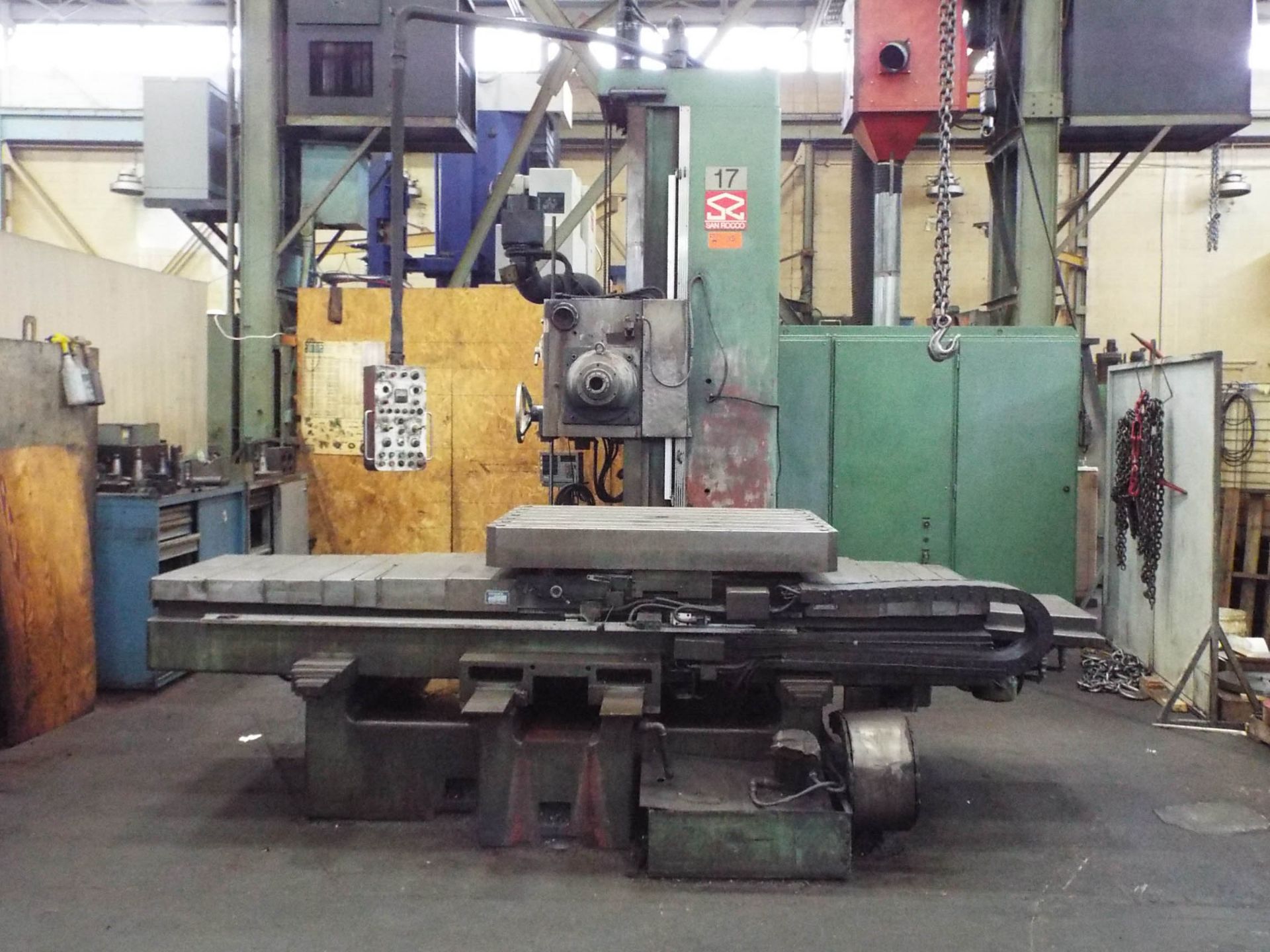 SAN ROCCO FUTURA 10 TABLE-TYPE HORIZONTAL BORING MILL WITH 4" SPINDLE, 51"X43" ROTARY TABLE, 48" - Image 3 of 16