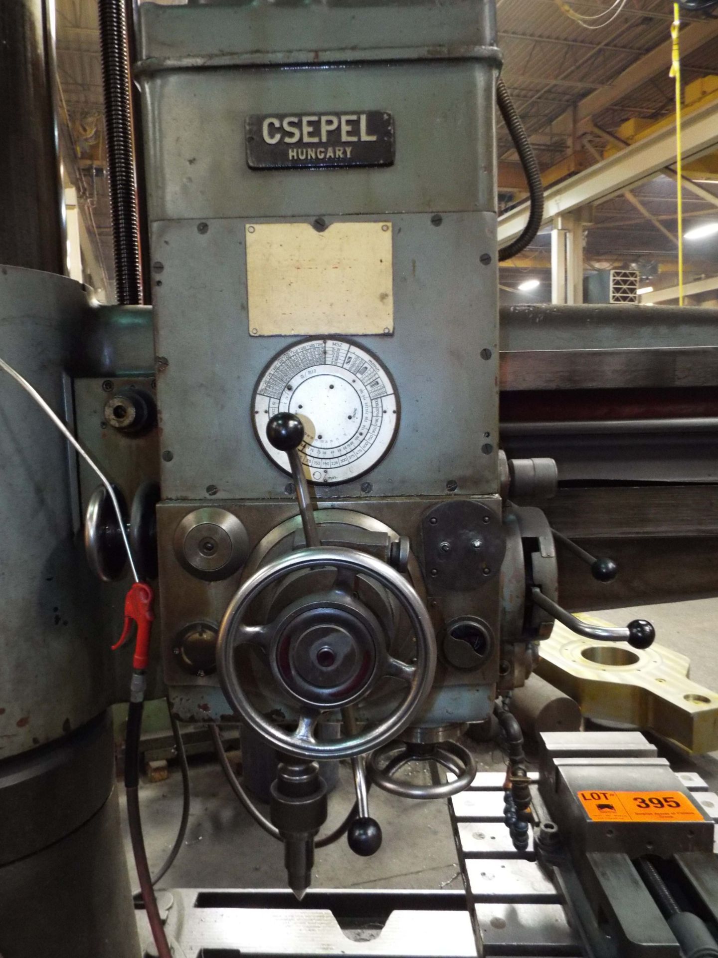 CSEPEL RFH75/1750 5' RADIAL ARM DRILL WITH SPEEDS TO 1900 RPM, S/N: 72087 (CI) (LOCATED AT 215 - Image 5 of 5
