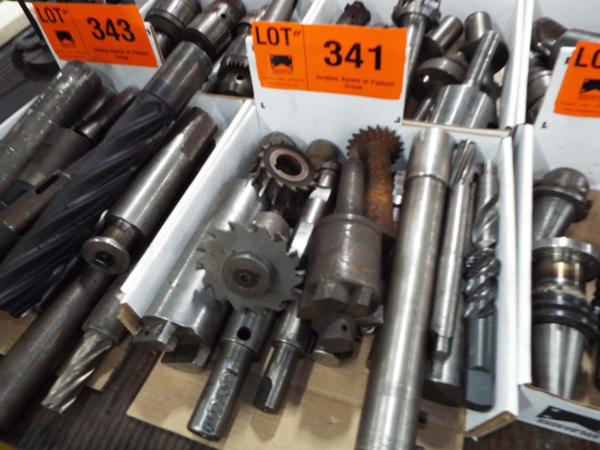 LOT/ PERISHABLE TOOLING - END MILLS, CUTTERS, REAMERS, BORING BARS (LOCATED AT 241 TORYORK DRIVE,