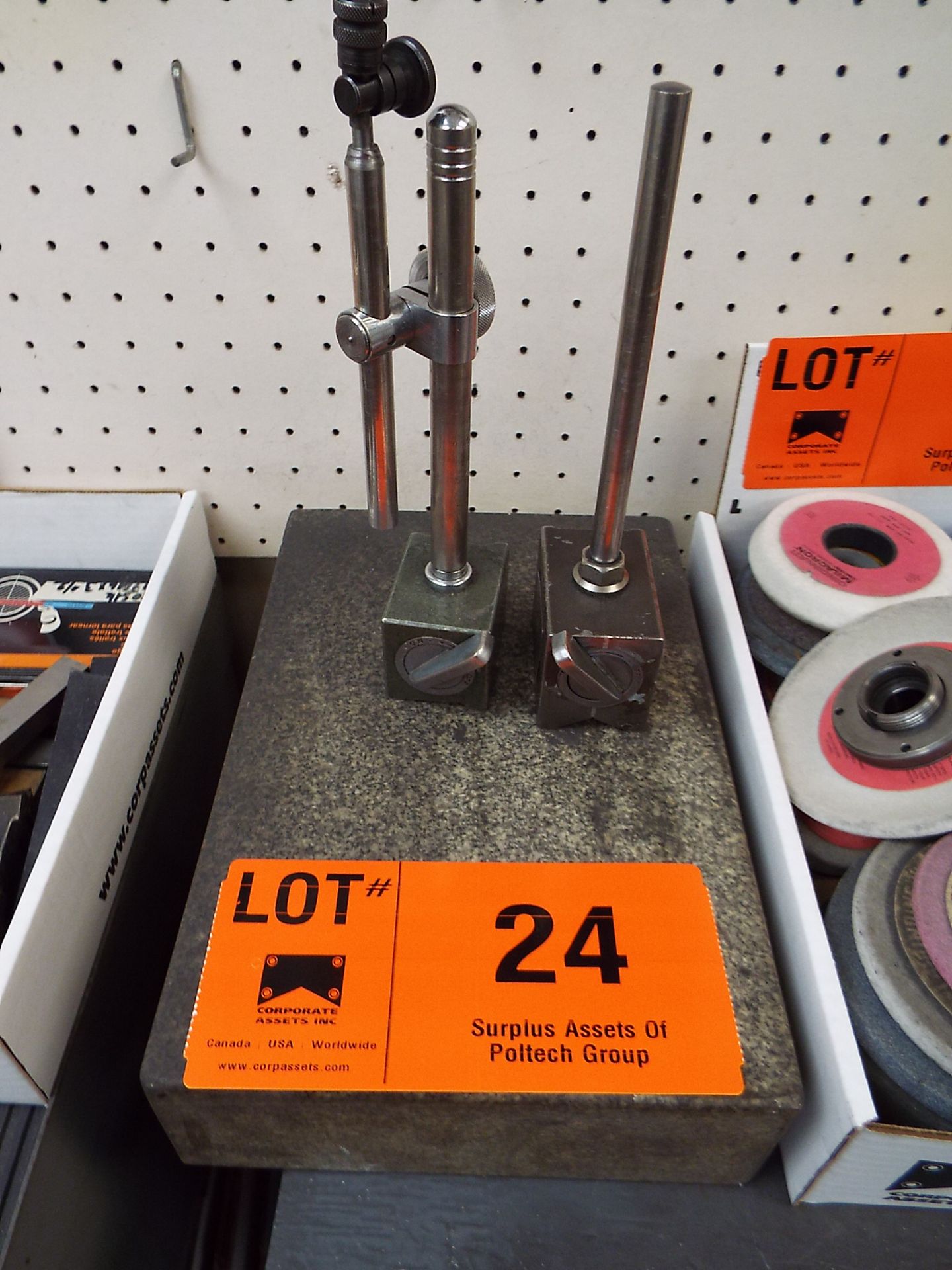 LOT/ 12"X8.25"X3" GRANITE SURFACE PLATE WITH INSPECTION EQUIPMENT (LOCATED AT 460 SIGNET DR, NORTH
