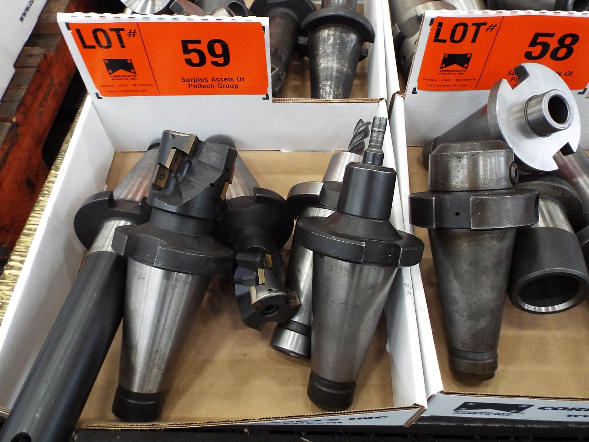 LOT/ (5) 50 TAPER TOOL HOLDERS (LOCATED AT 460 SIGNET DR, NORTH YORK, ON)