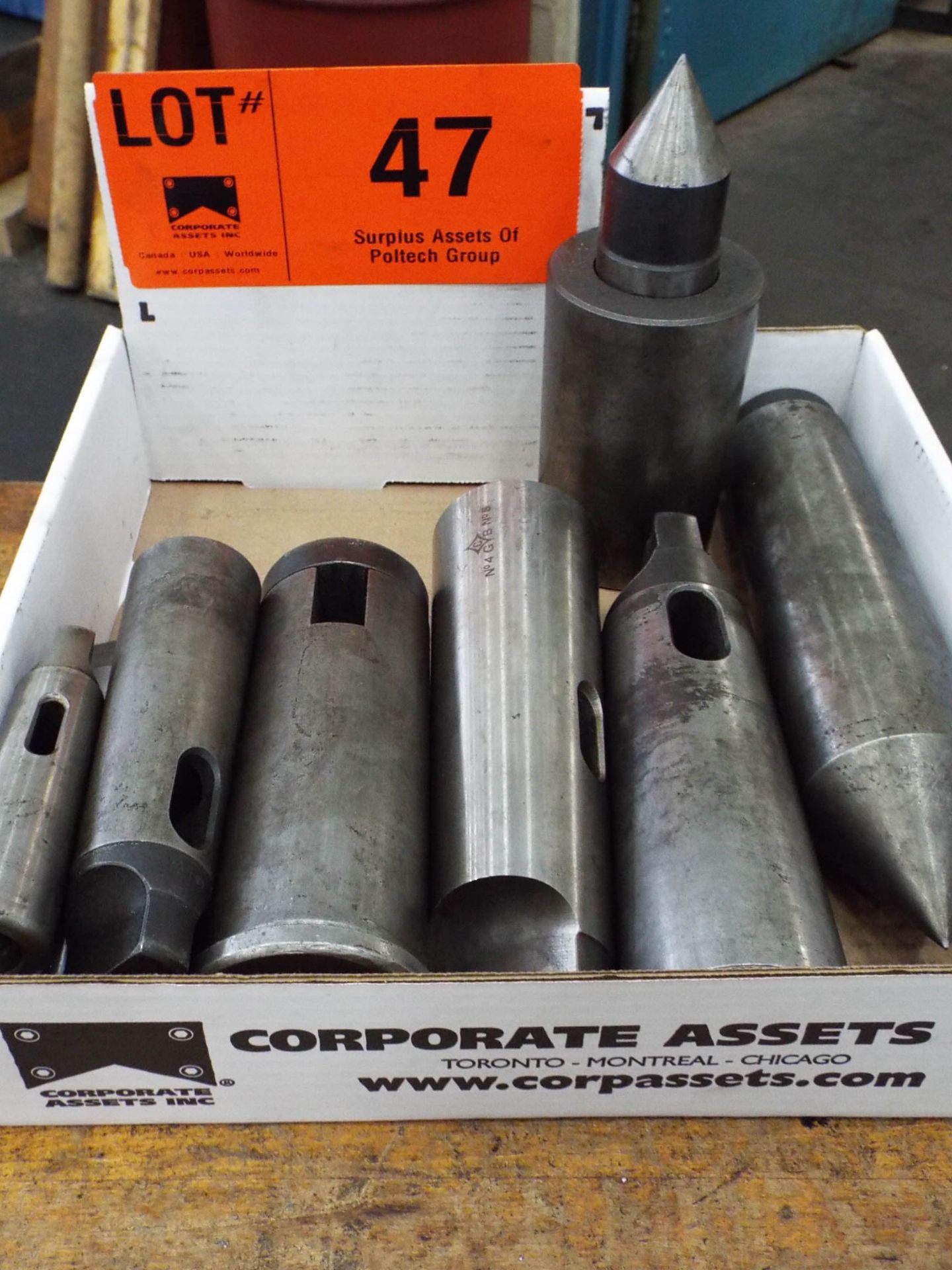 LOT/ TOOL SLEEVES & CENTERS (LOCATED AT 460 SIGNET DR, NORTH YORK, ON)