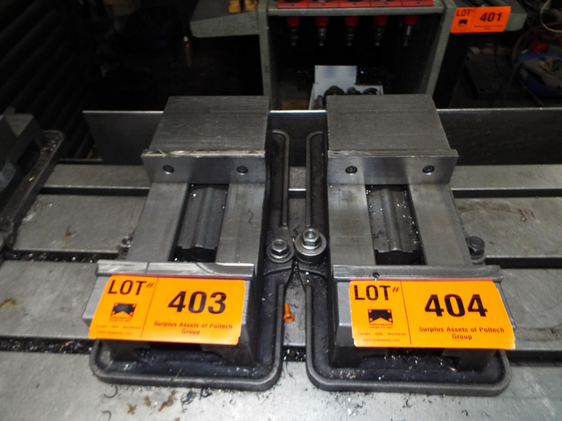 6" MACHINE VISE, S/N: N/A (LOCATED AT 215 DRUMLIN CIRCLE, CONCORD, ON)