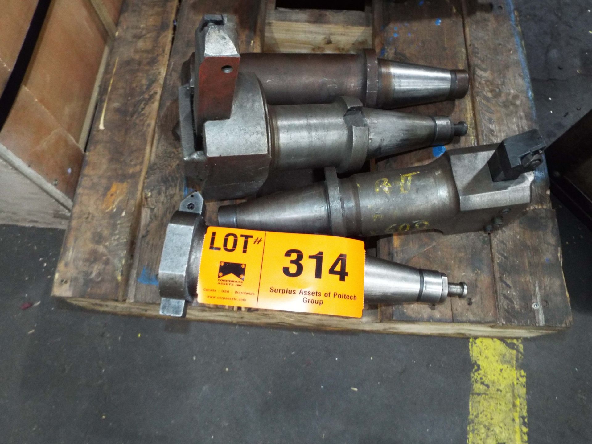 LOT/ (4) 50 TAPER TOOL HOLDERS (LOCATED AT 241 TORYORK DRIVE, NORTH YORK, ON)