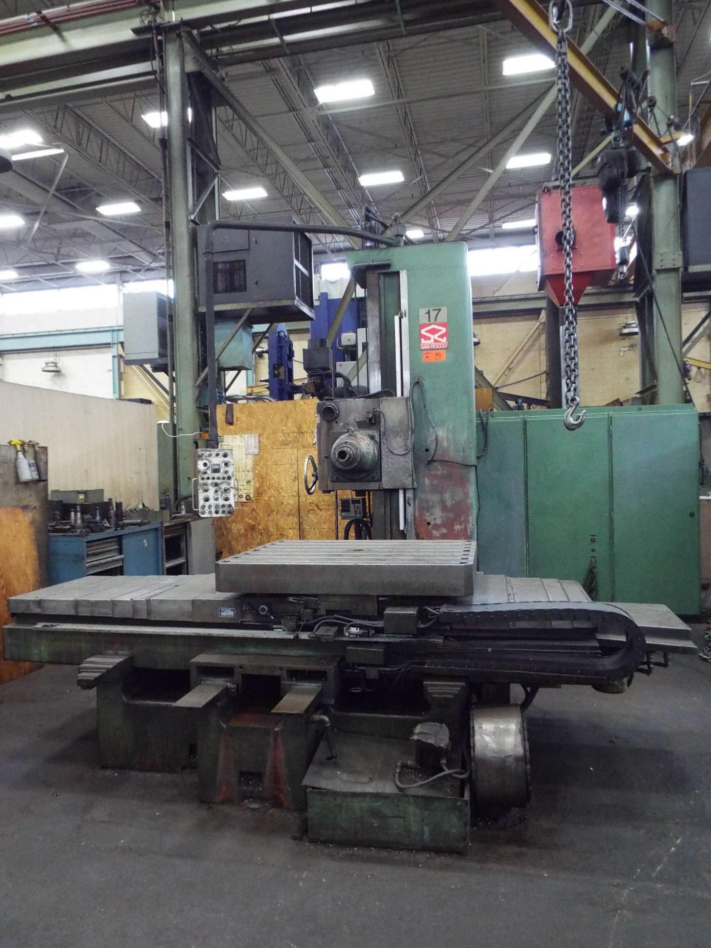 SAN ROCCO FUTURA 10 TABLE-TYPE HORIZONTAL BORING MILL WITH 4" SPINDLE, 51"X43" ROTARY TABLE, 48" - Image 2 of 16