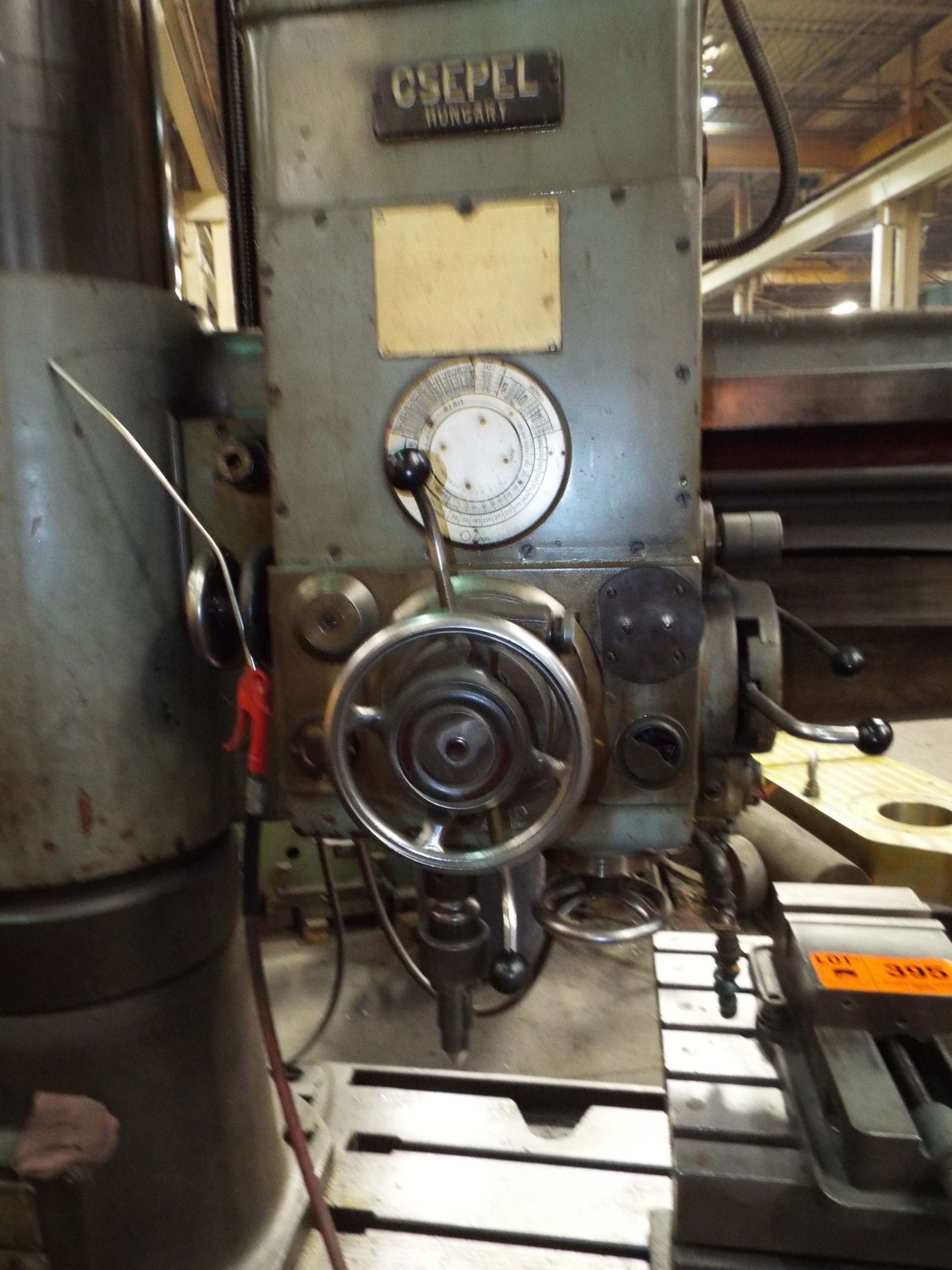 CSEPEL RFH75/1750 5' RADIAL ARM DRILL WITH SPEEDS TO 1900 RPM, S/N: 72087 (CI) (LOCATED AT 215 - Image 4 of 5