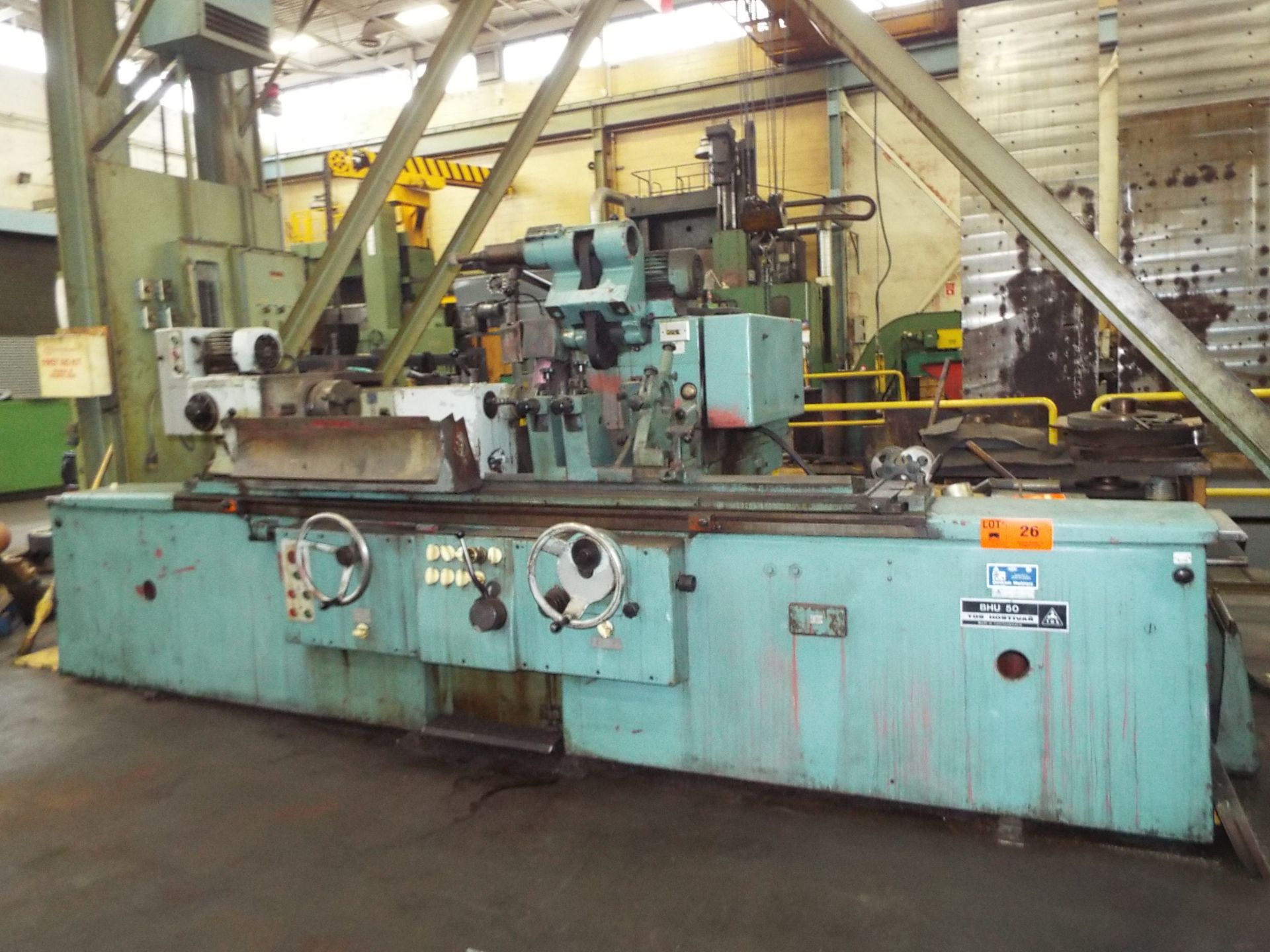 TOS HOSTIVAR BHU 50/1500 UNIVERSAL CYLINDRICAL GRINDER WITH 23" SWING OVER TABLE, 60" MAX.