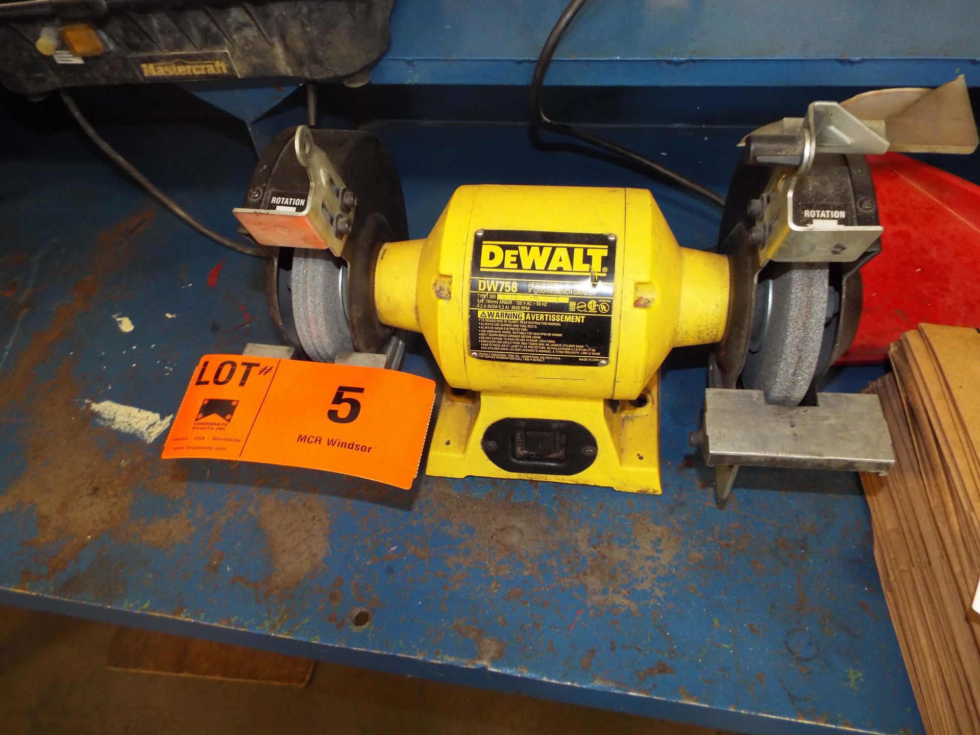 DEWALT DW758 8" BENCH GRINDER