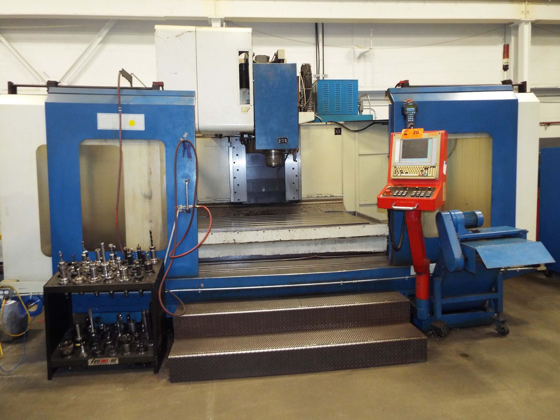 EUMACH (2000) MC-2150P CNC VERTICAL MACHINING CENTER WITH SELCA CNC CONTROL, 86" X 43" TABLE, - Image 2 of 9