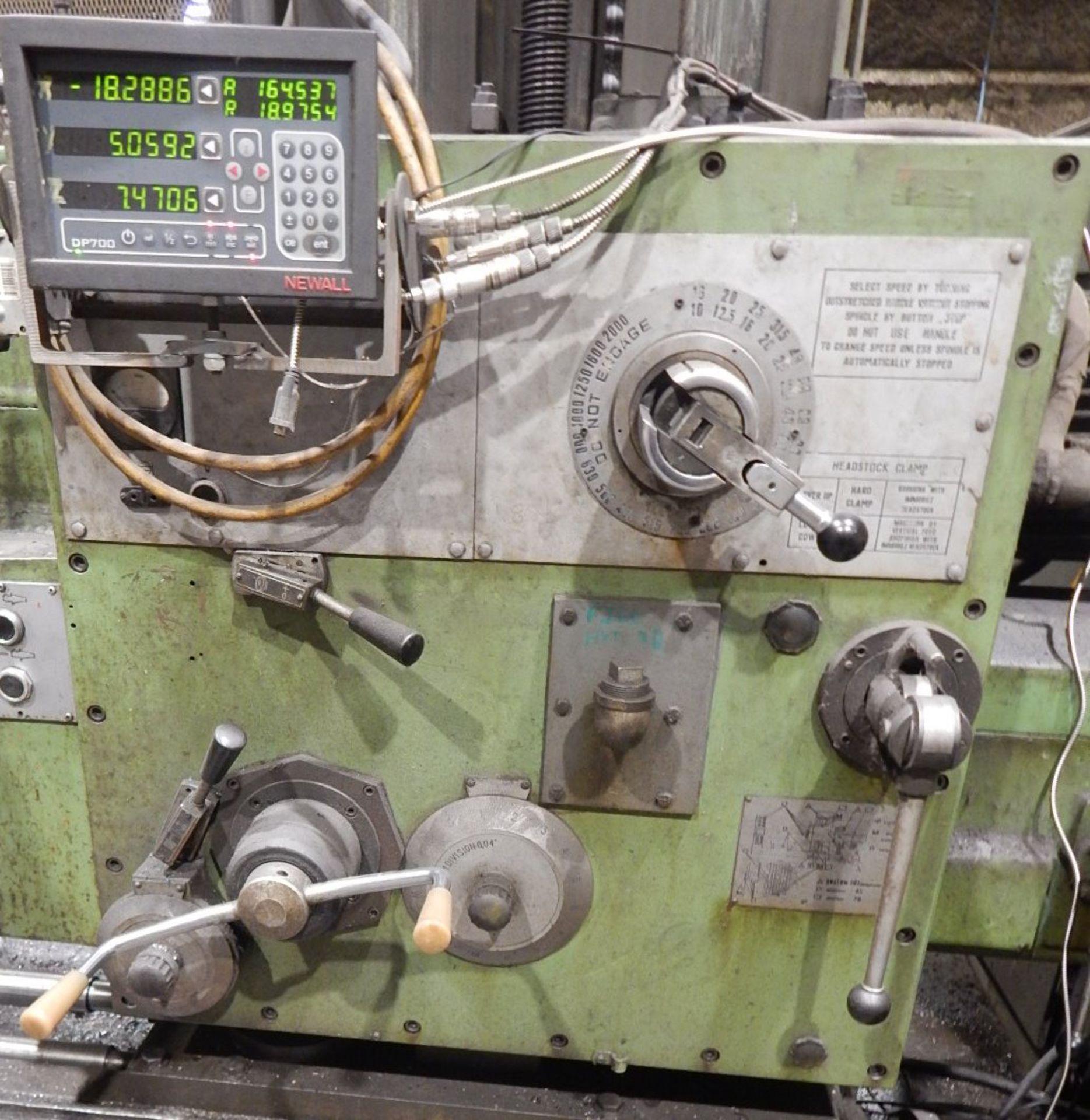 STANKO 2620B TABLE-TYPE BORING MILL WITH 3.5" SPINDLE, 44"X49" ROTARY T-SLOT TABLE, TRAVELS: - Image 3 of 8