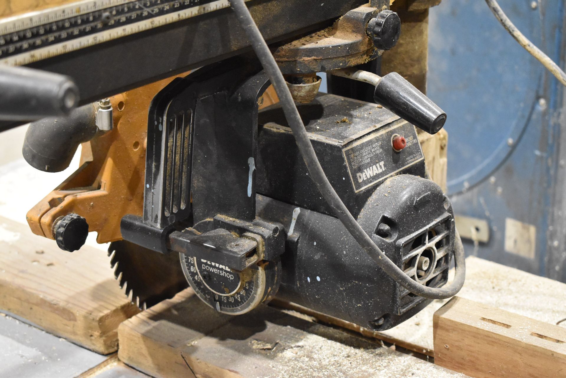 DEWALT POWERSHOP 250 10" RADIAL ARM SAW, S/N: N/A - Image 3 of 3