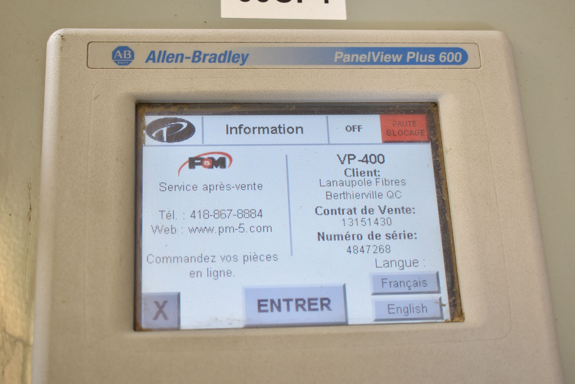 SAM MULTI-SYSTEM CONTROL CABINET WITH (6) LENZE VARIABLE FREQUENCY DRIVES WITH DIGITAL CONTROLS, S/ - Image 6 of 6