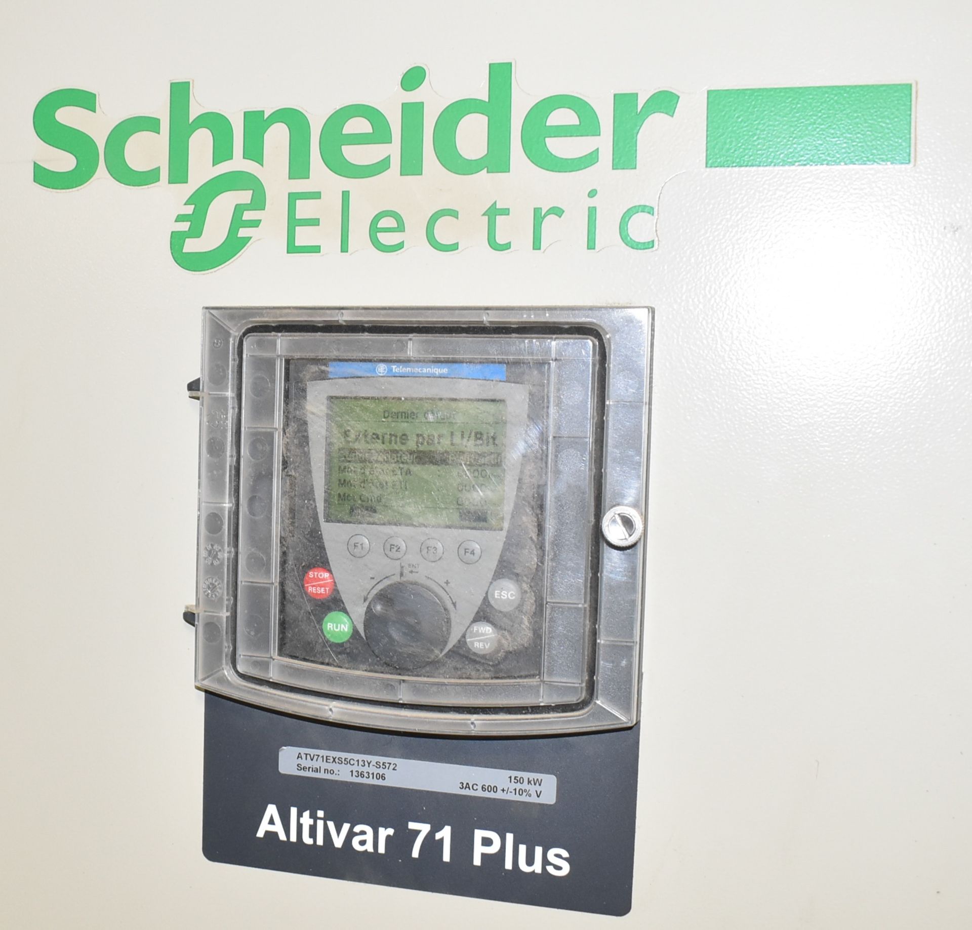 SCHNEIDER ELECTRIC (2010) INDUSTRIAL CONTROL PANEL WITH TELEMECHANIQUE DIGITAL CONTROL, S/N: N/A ( - Image 2 of 3