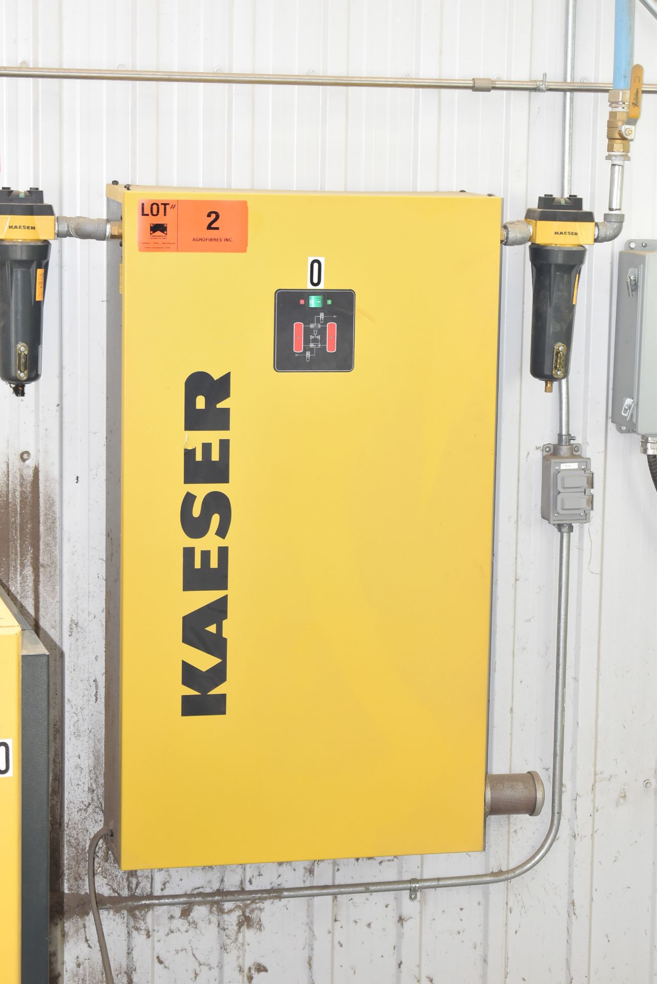 KAESER WALL-MOUNTED IN-LINE DIGITAL AIR DRYER, S/N: N/A (CI) [RIGGING FEE FOR LOT #2 - $50 CAD