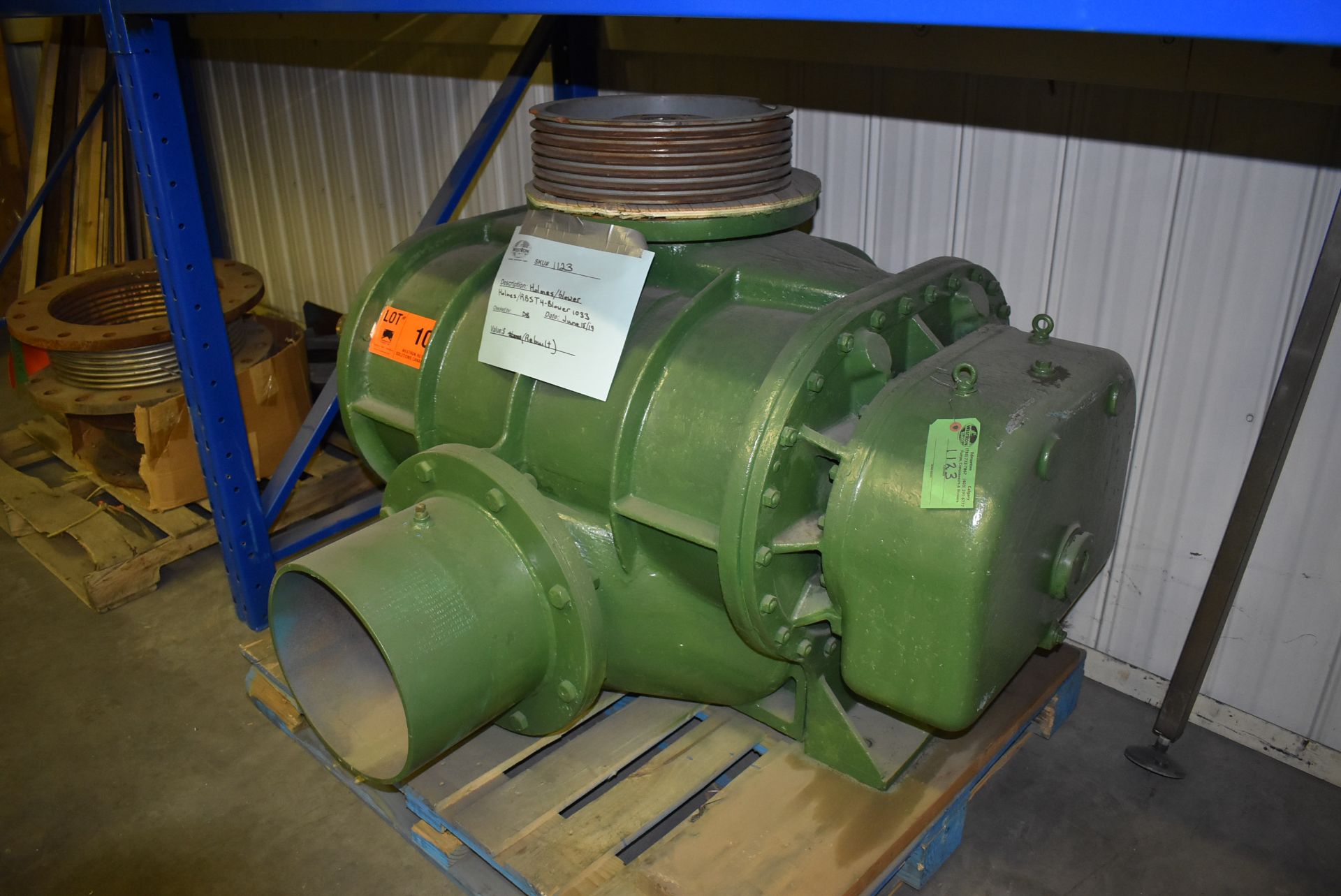 HOLMES RB5T4 BLOWER, S/N: 42244 (CI) [SKU 1123] [RIGGING FEE FOR LOT #10 - $25 CAD PLUS APPLICABLE - Image 3 of 5