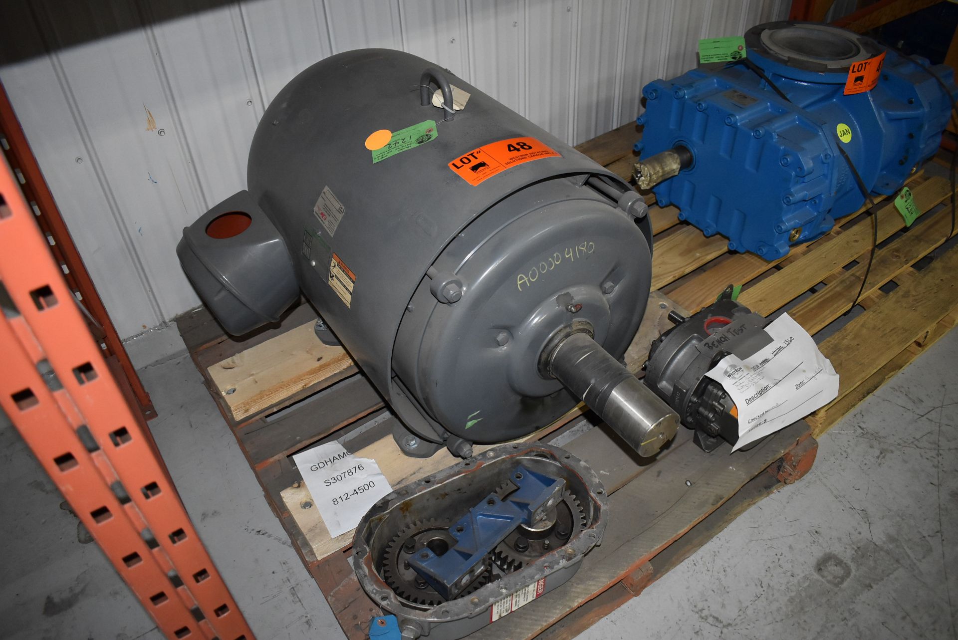 LINCOLN ELECTRIC 150 HP ELECTRIC MOTOR WITH 1780 RPM, 460V, 3 PHASE, 60 HZ (CI) [SKU 1242] [ - Image 2 of 3