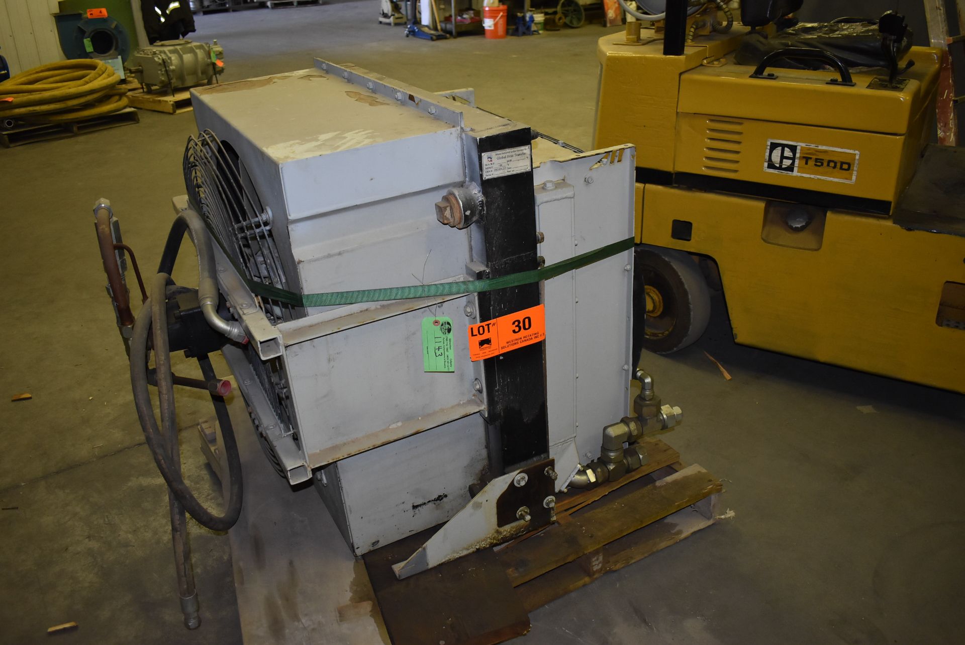 GLOBAL HEAT TRANSFER AIR-COOLED COOLER UNIT, S/N: N/A (CI) [SKU 1143] [RIGGING FEE FOR LOT #30 - $25 - Image 2 of 5