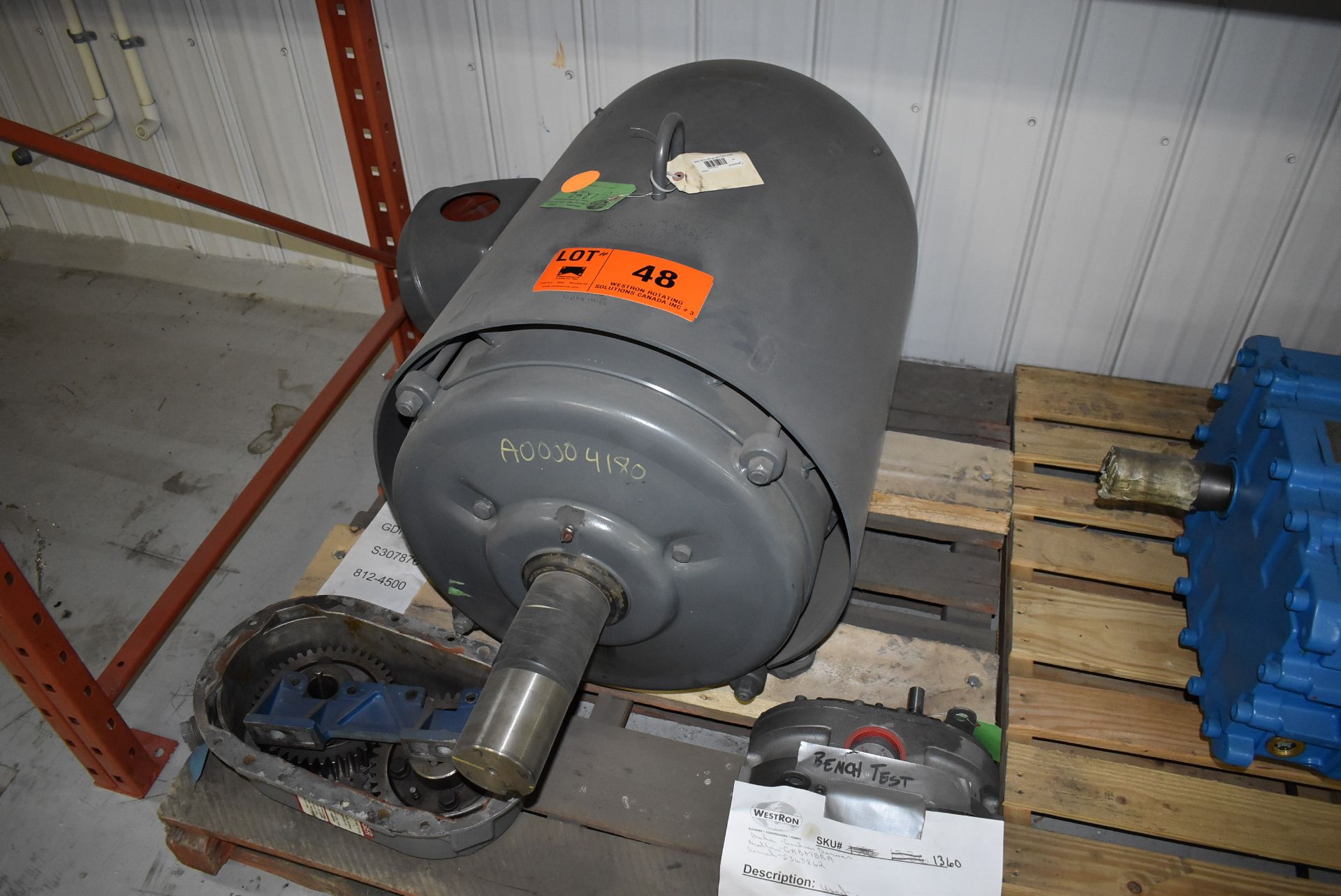 LINCOLN ELECTRIC 150 HP ELECTRIC MOTOR WITH 1780 RPM, 460V, 3 PHASE, 60 HZ (CI) [SKU 1242] [