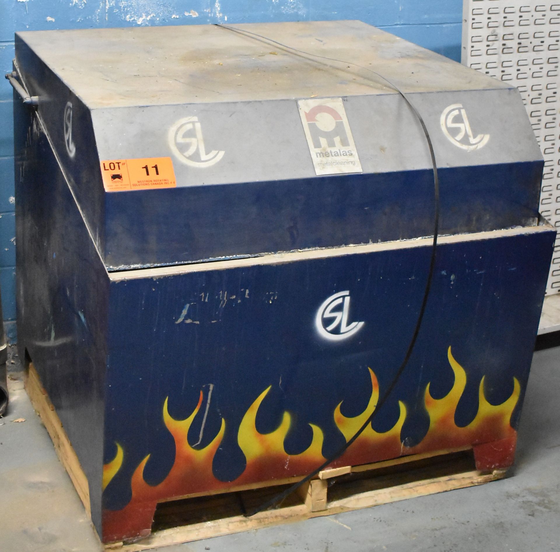 METALAS SENIOR 125T PARTS WASHER WITH ROTARY TABLE, S/N: C1044 (CI) [RIGGING FEES FOR LOT #11 - $100