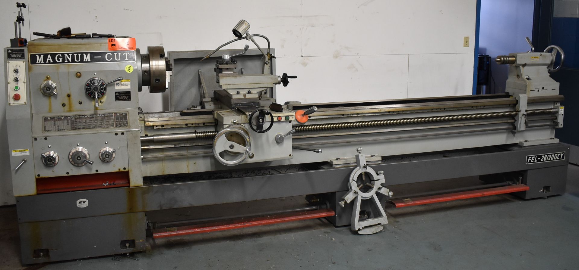 CY MAGNUM-CUT FEL-26120GCY GAP BED ENGINE LATHE WITH 26" SWING OVER BED, 120" BETWEEN CENTERS, 4.25" - Image 2 of 10