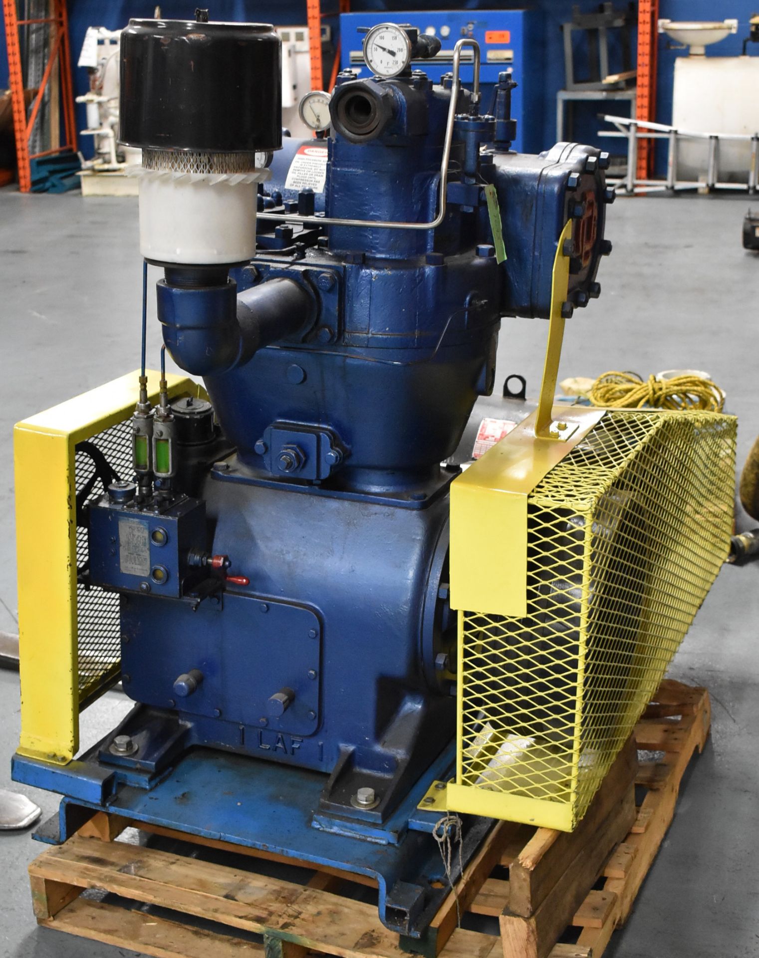 GARDNER DENVER PISTON-TYPE AIR COMPRESSOR WITH 40 HP, 1755 RPM, S/N: N/A (CI) [RIGGING FEES FOR - Image 4 of 6