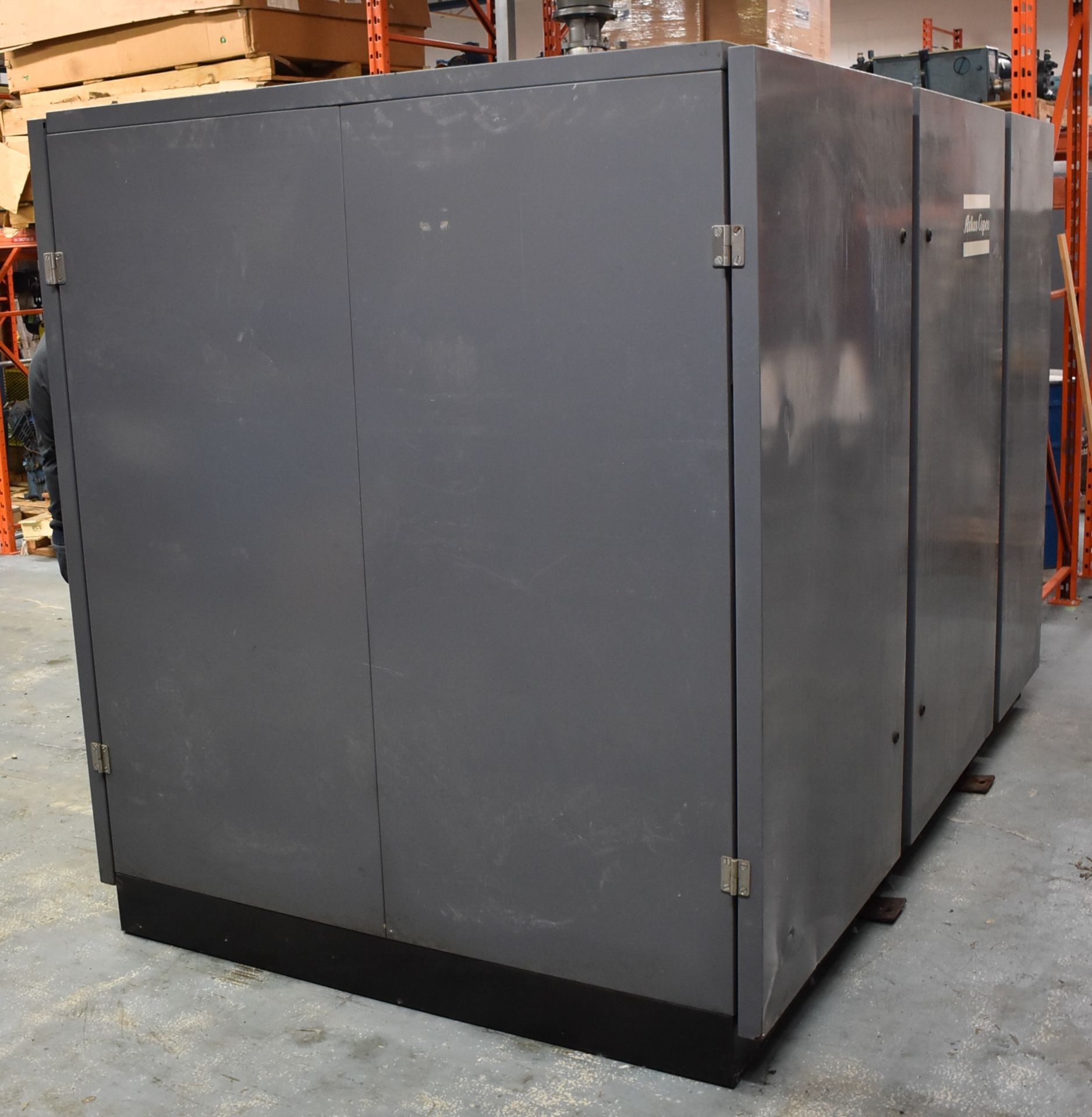 ATLAS COPCO GA160 ROTARY SCREW AIR COMPRESSORS WITH 200 HP, 157 PSI, S/N: AIF.040797 (CI) [RIGGING - Image 4 of 9