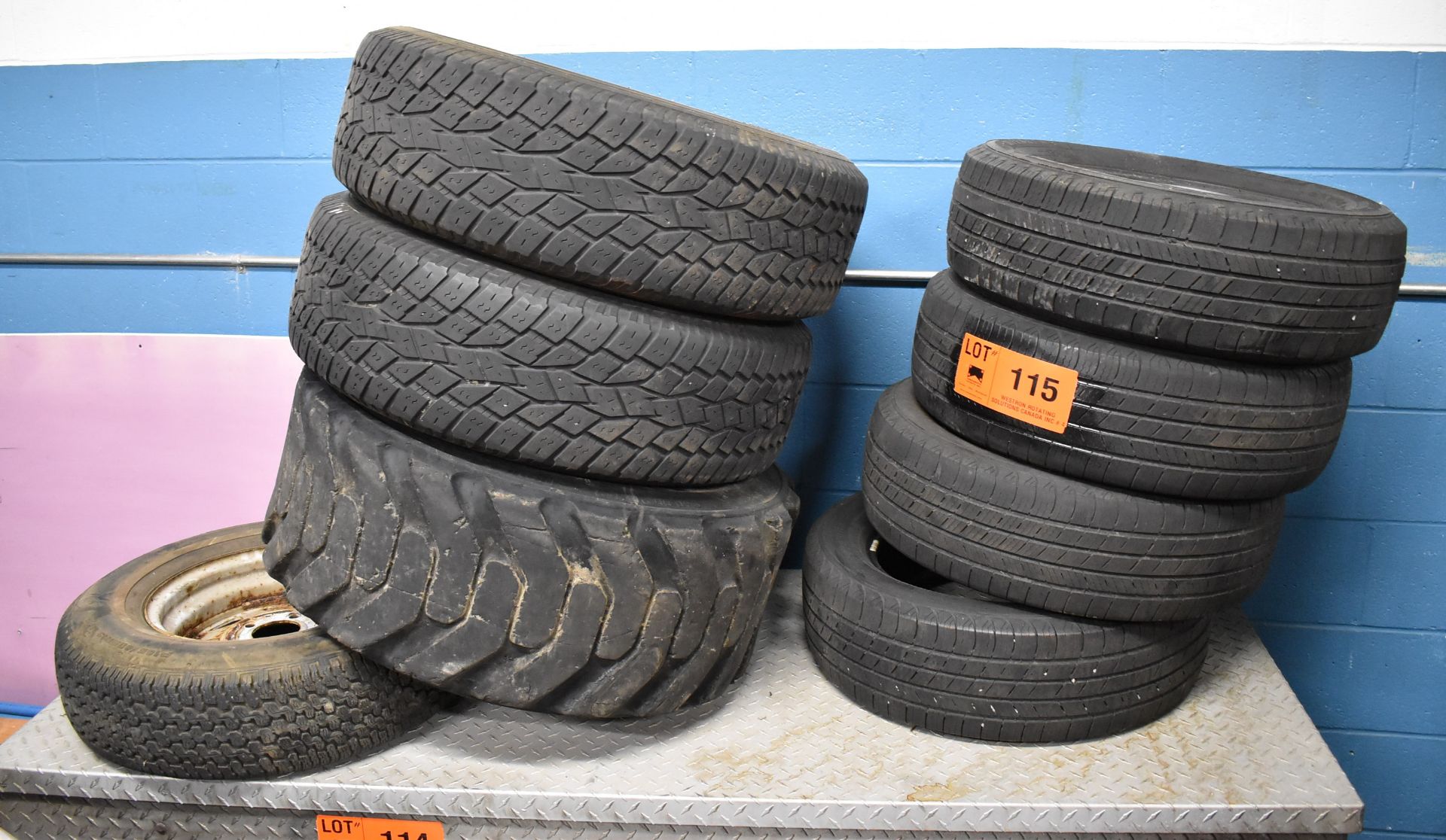 LOT/ SPARE TIRES