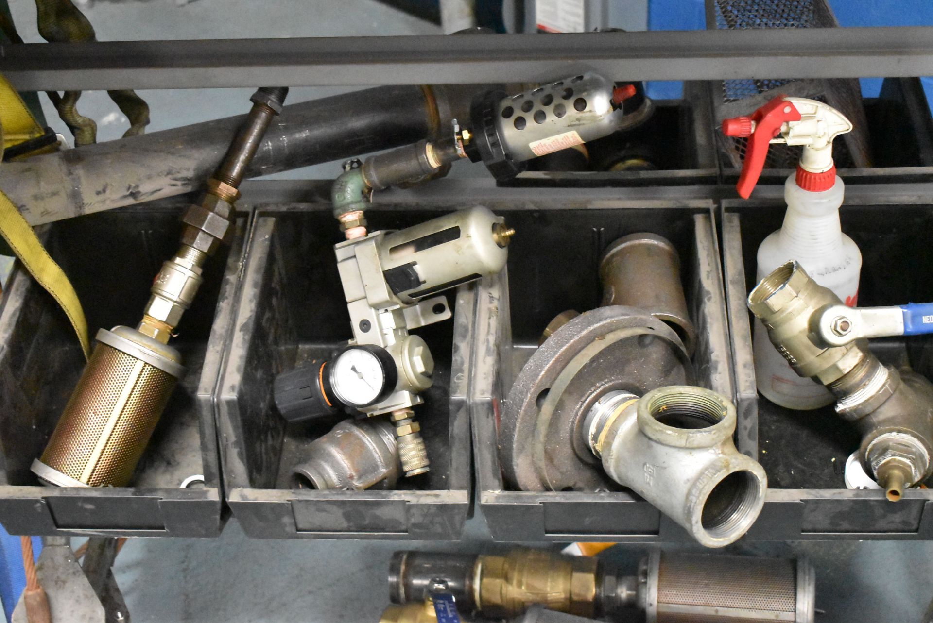 LOT/ RACK WITH MUFFLERS - Image 2 of 6